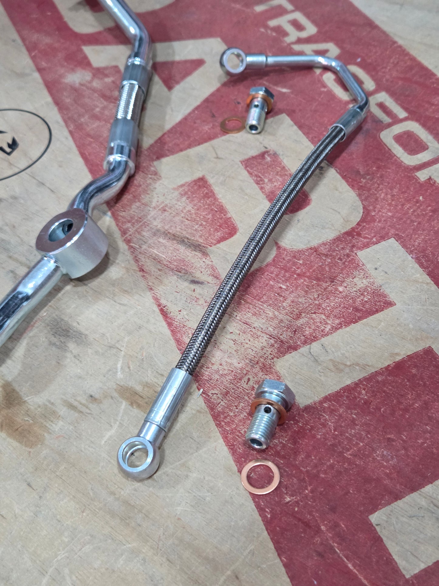 Abarth IHI a Garret 1446 Kit Conversión Tubería Aceite