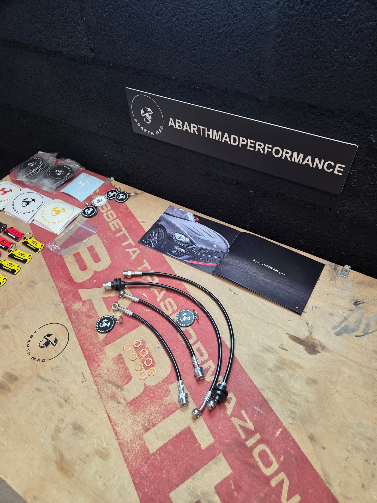 Abarth 124 Spider Multiair Latiguillos Metálicos Brake SS Tube (4)