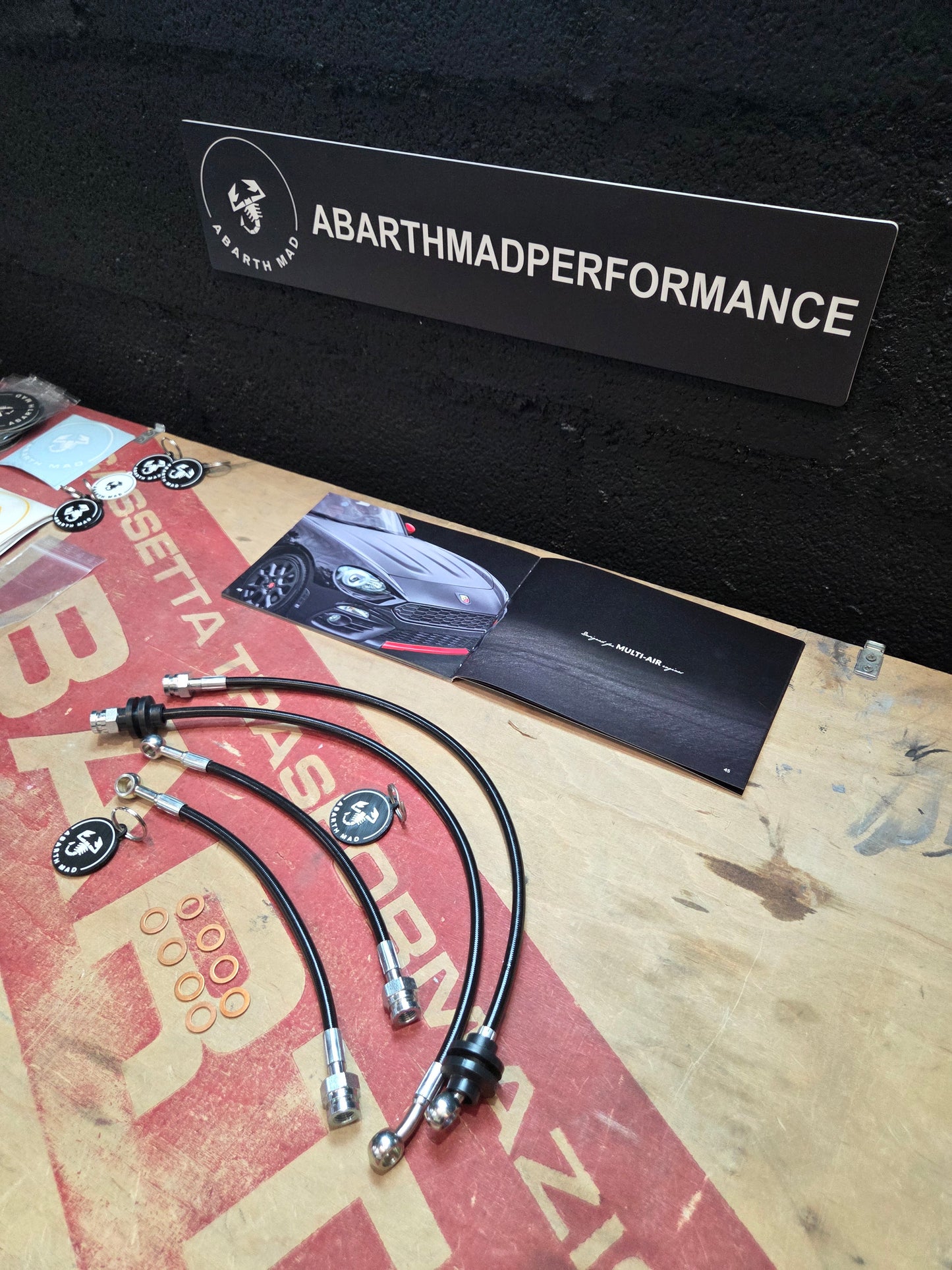 Abarth 124 Spider Multiair Latiguillos Metálicos Brake SS Tube (4)