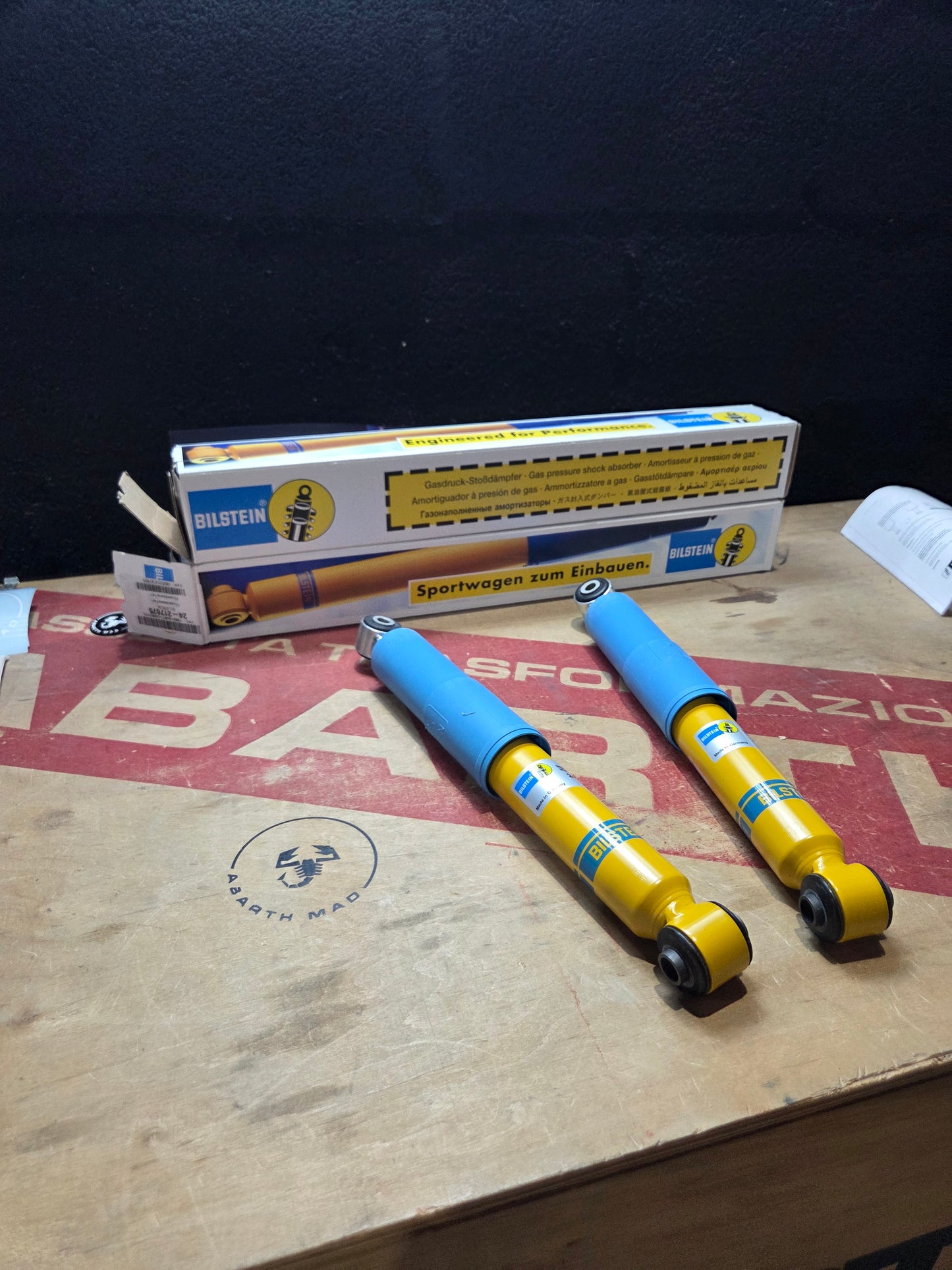 Abarth 595 Amortiguadores Traseros Bilstein B6 Rear Shock Absorber