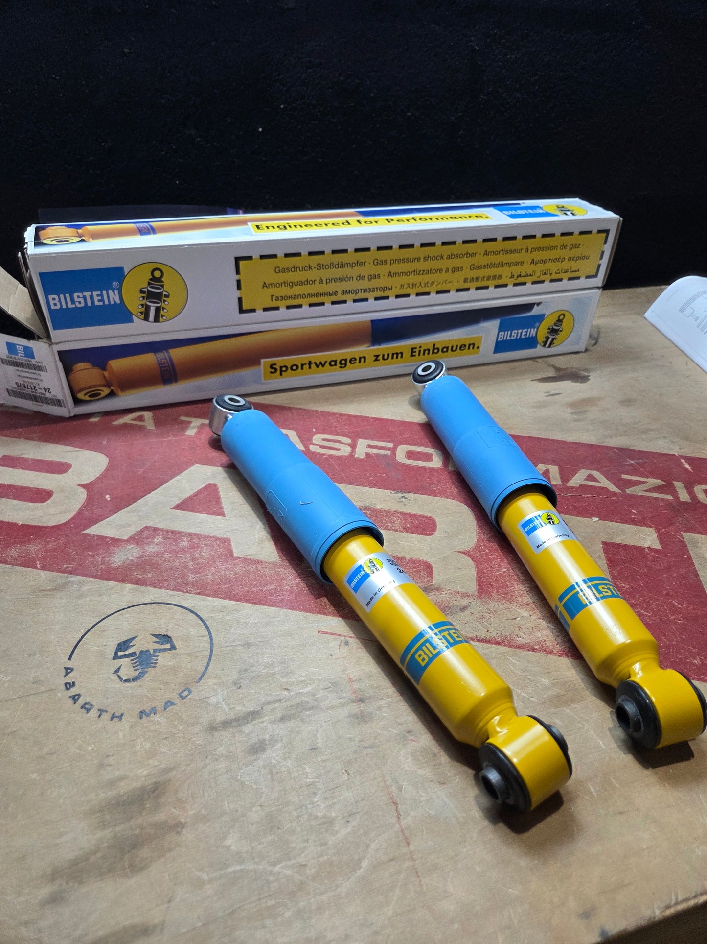 Abarth 595 Amortiguadores Traseros Bilstein B6 Rear Shock Absorber