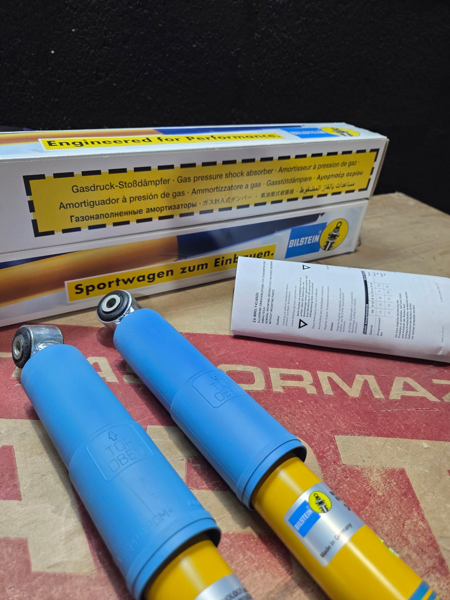 Abarth 595 Amortiguadores Traseros Bilstein B6 Rear Shock Absorber