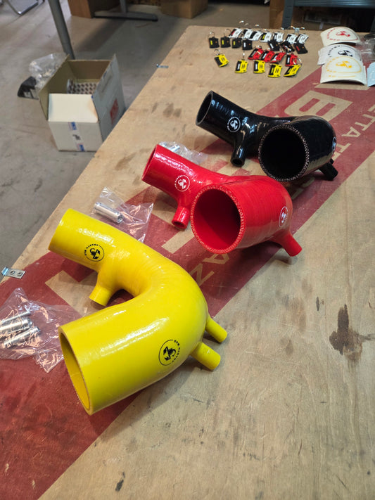 Abarth 500 All Model Silicone Elbow Hose Manguito Silicona Admisión Turbo Garret 1446 o IHI 🔴⚫️🟡