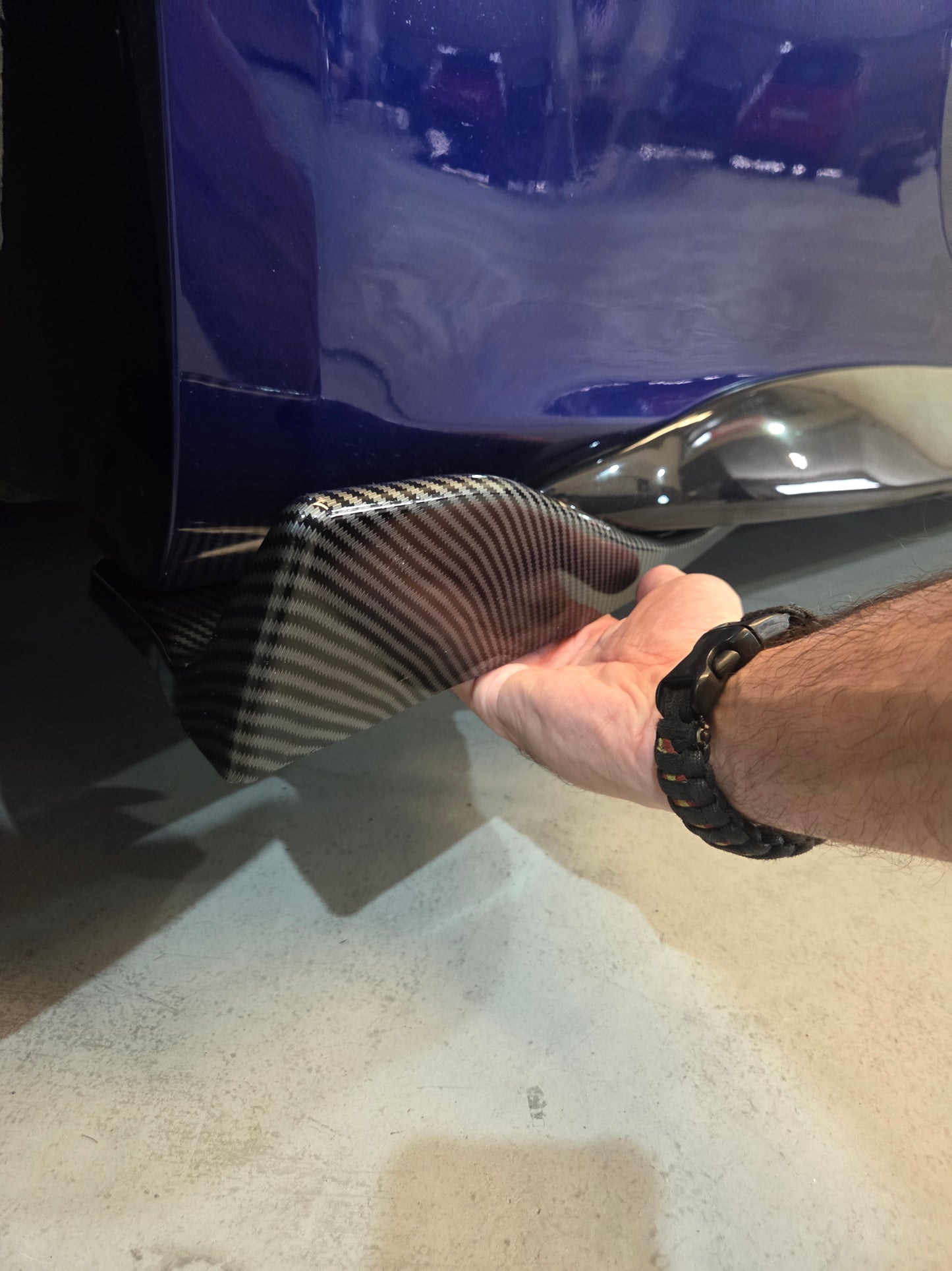 Abarth Fiat Side Skirt Fin Black or Carbon Look Taloneras Añadido Lateral