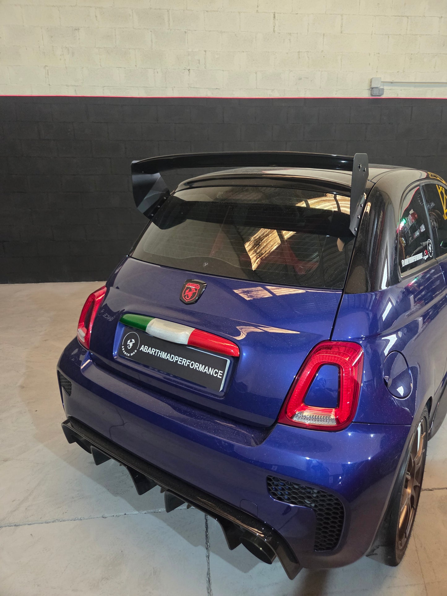 Maniglia per baule Abarth Fibra di carbonio Italia 🇮🇹 Maniglia per baule