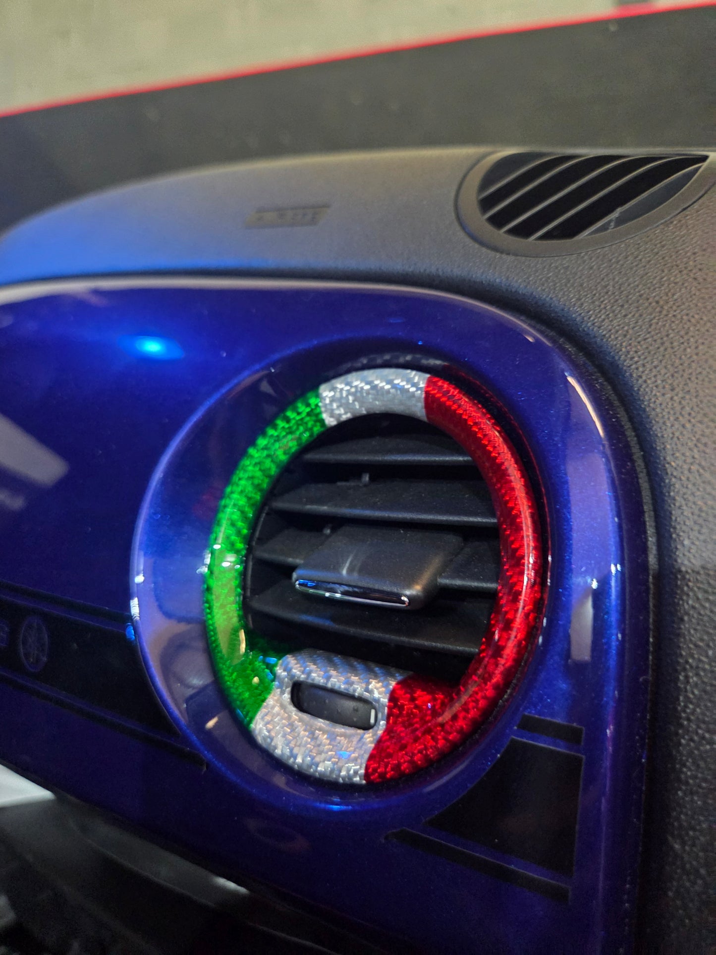 Abarth Fiat Cover Fibra Carbono Italia 🇮🇹 Aireadores (2)