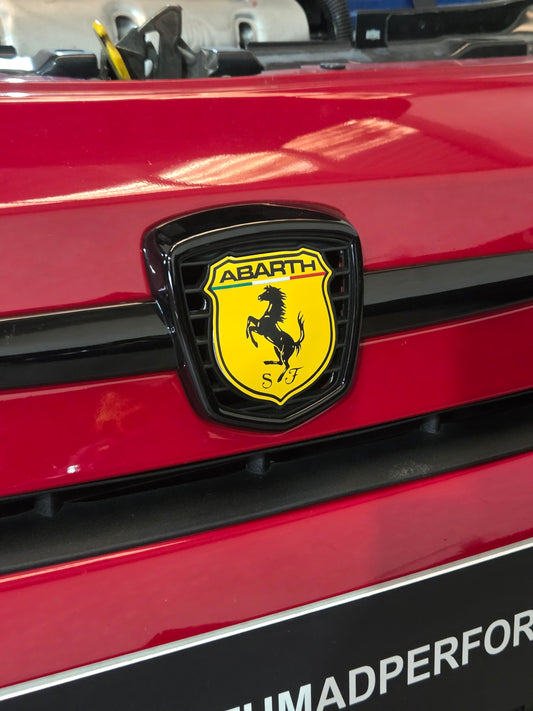 Abarth Kit Logos Ferrari 5 piezas Vinyl Sticker Pegatinas