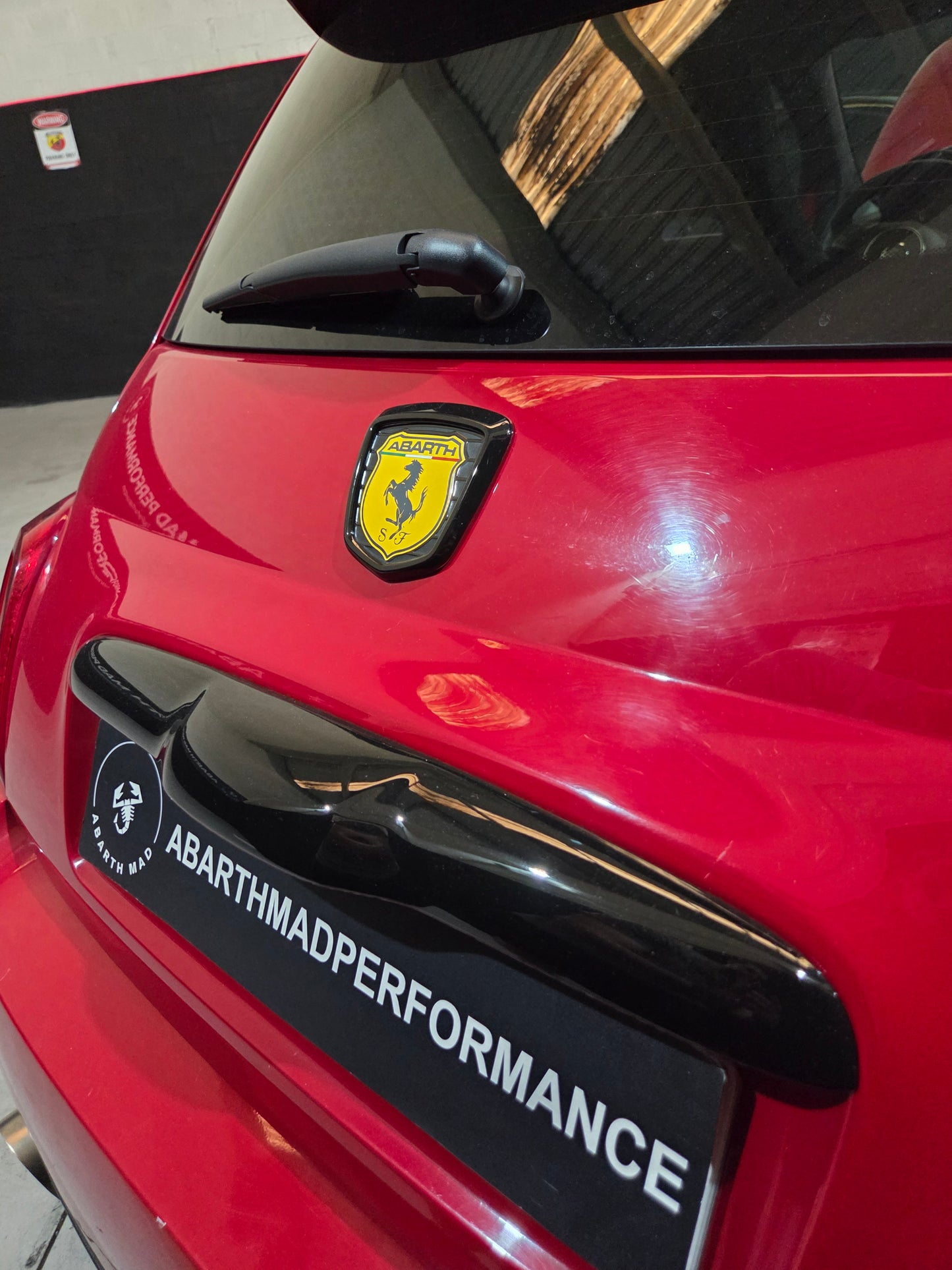 Abarth Kit Logos Ferrari 5 piezas Vinyl Sticker Pegatinas