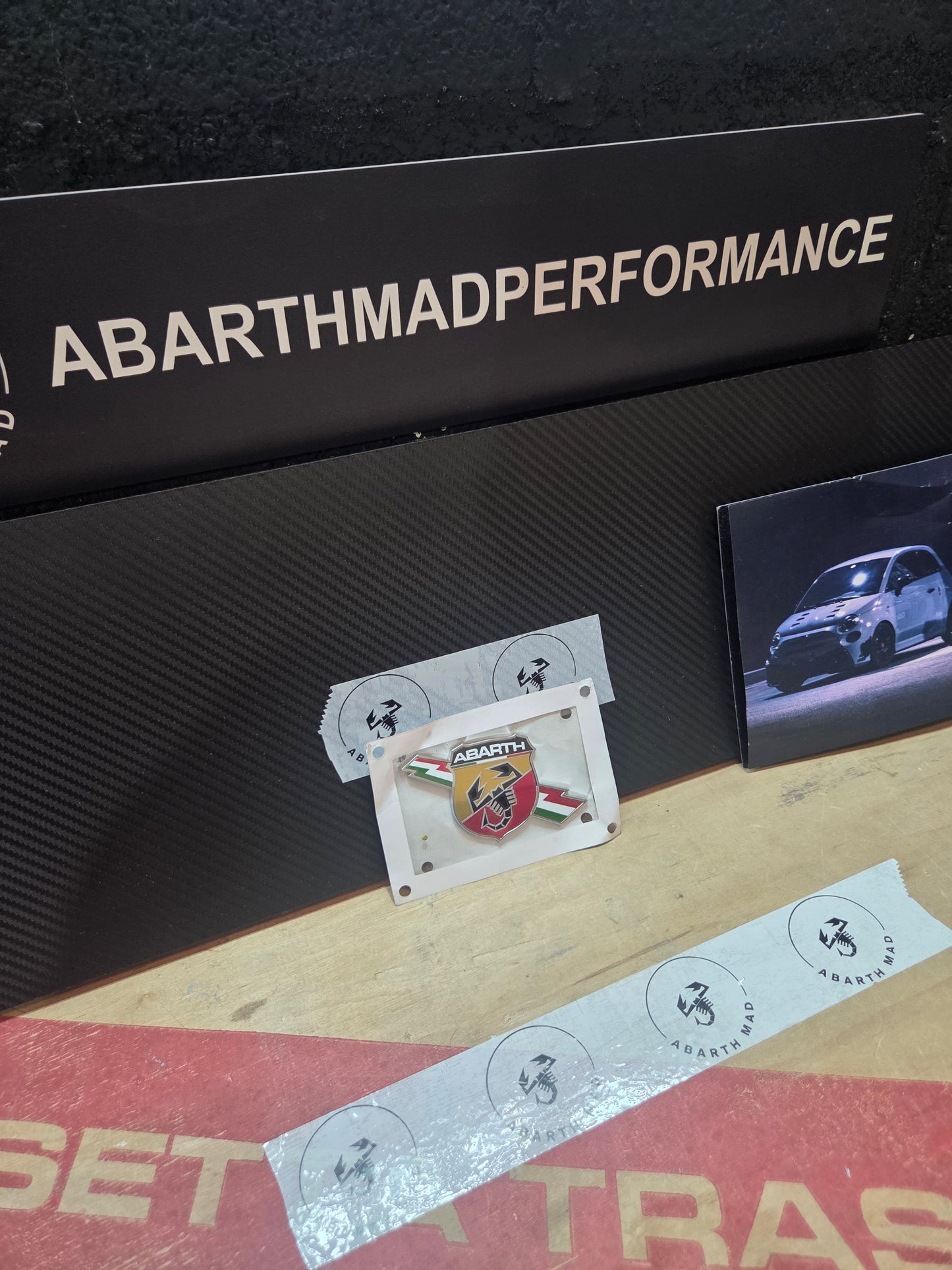 Abarth Emblema Lateral Logo ORIGINAL OEM FCA