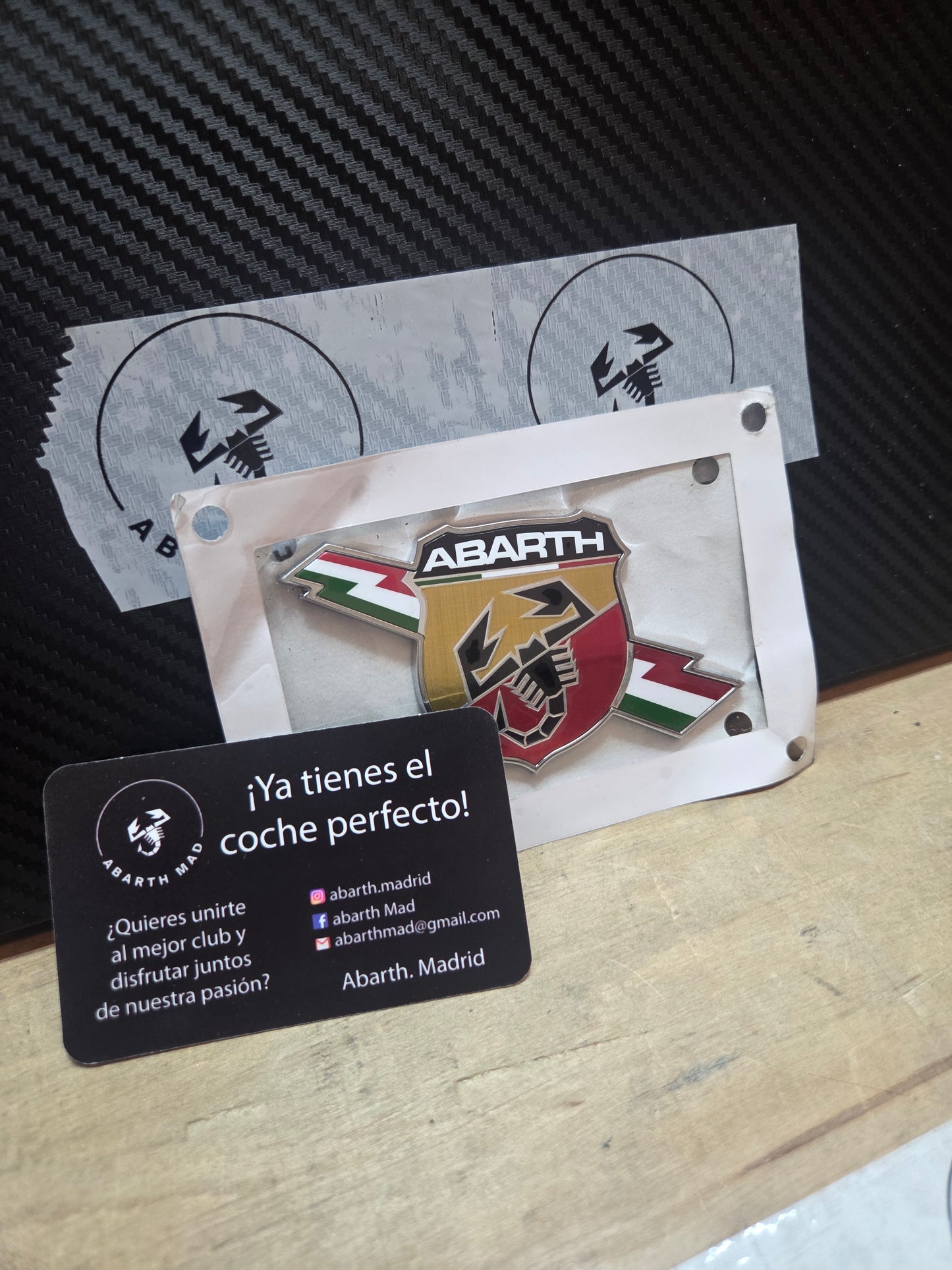 Abarth Emblema Lateral Logo ORIGINAL OEM FCA