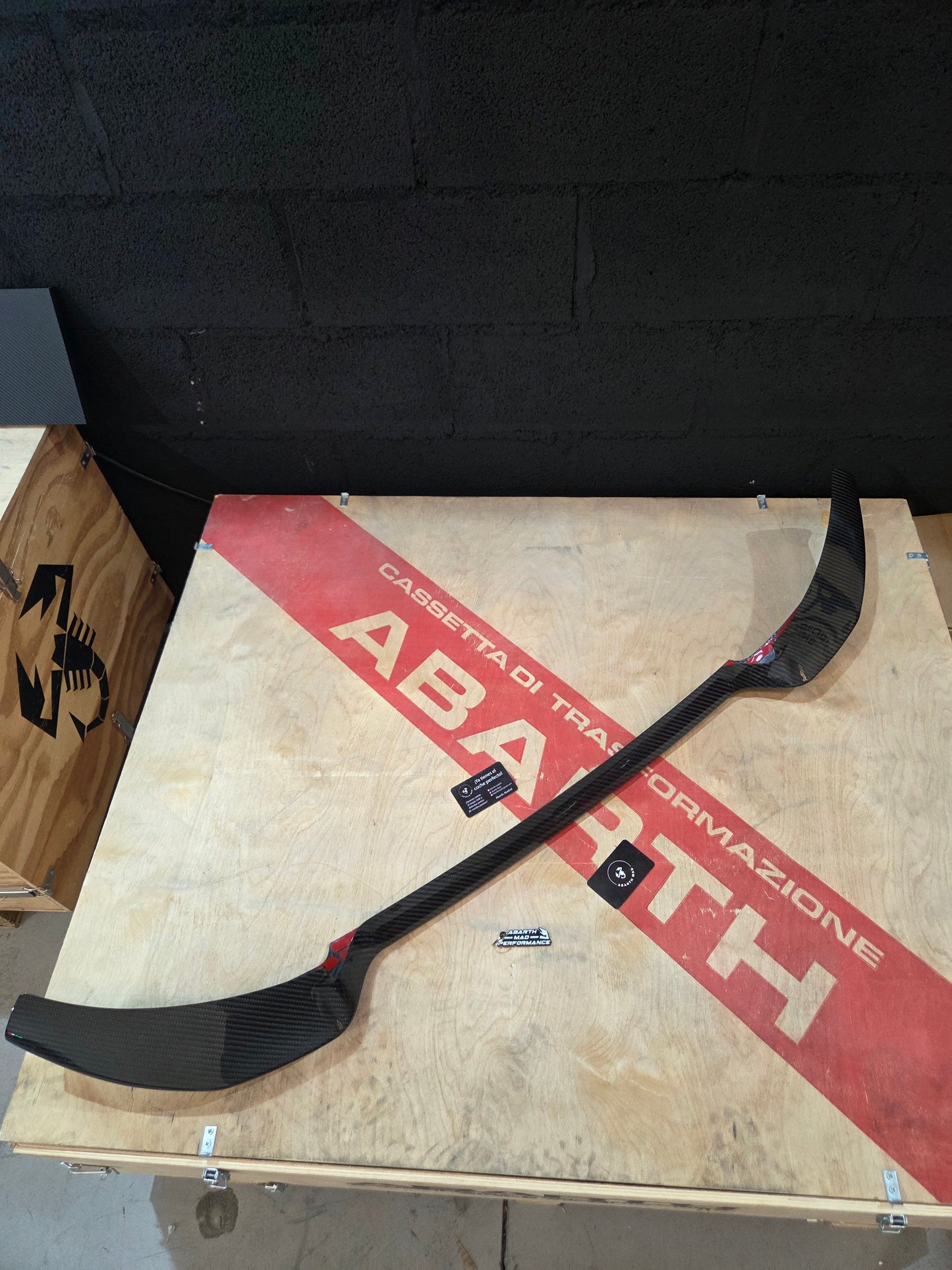 Abarth 2016+ Restyling Prolongación Extended Splitter Lip Fibra o Carbono