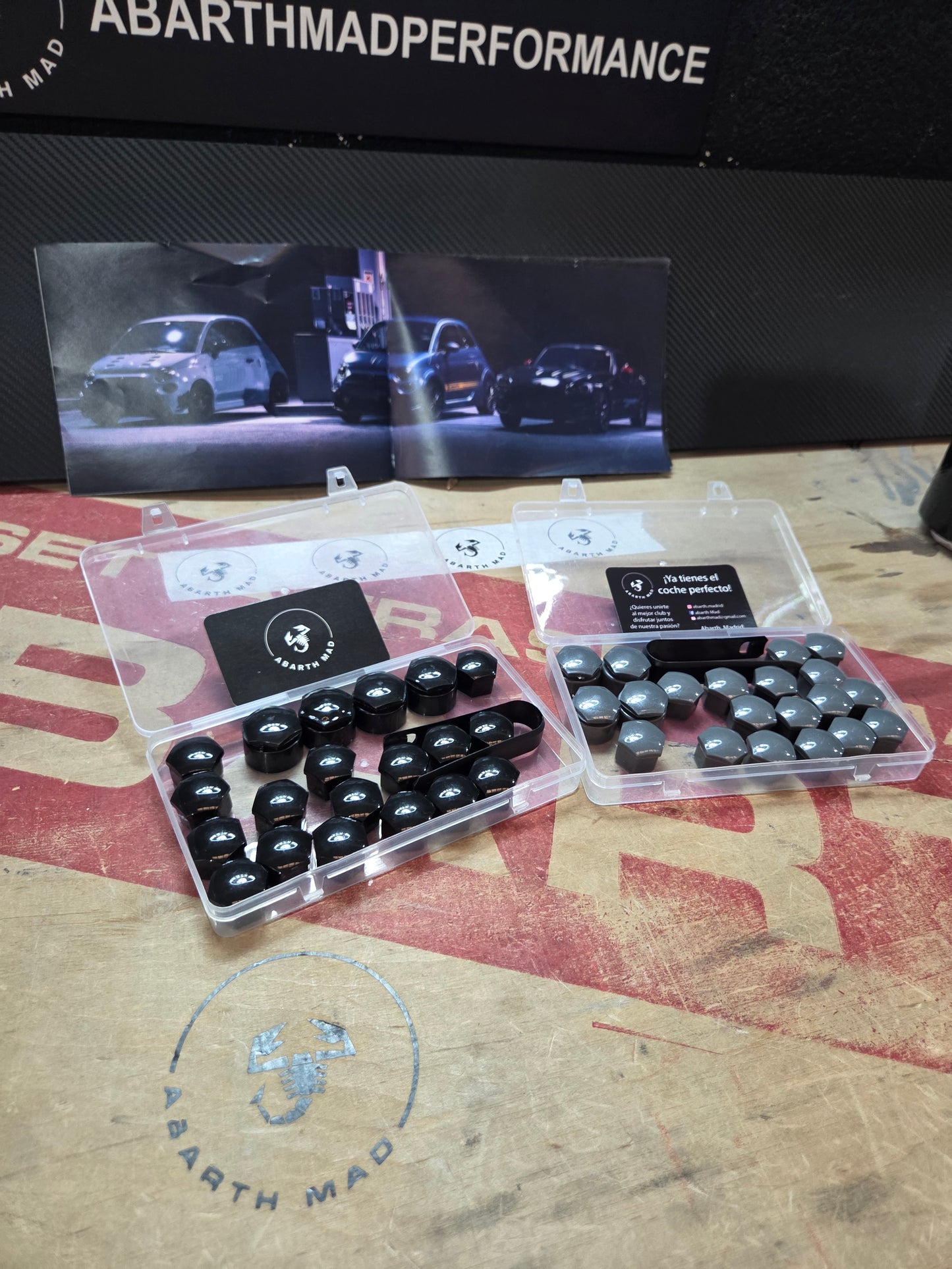 Cover Tapa Tornillos Llantas Bolts Wheels Nuts Cup ABS (16uds)