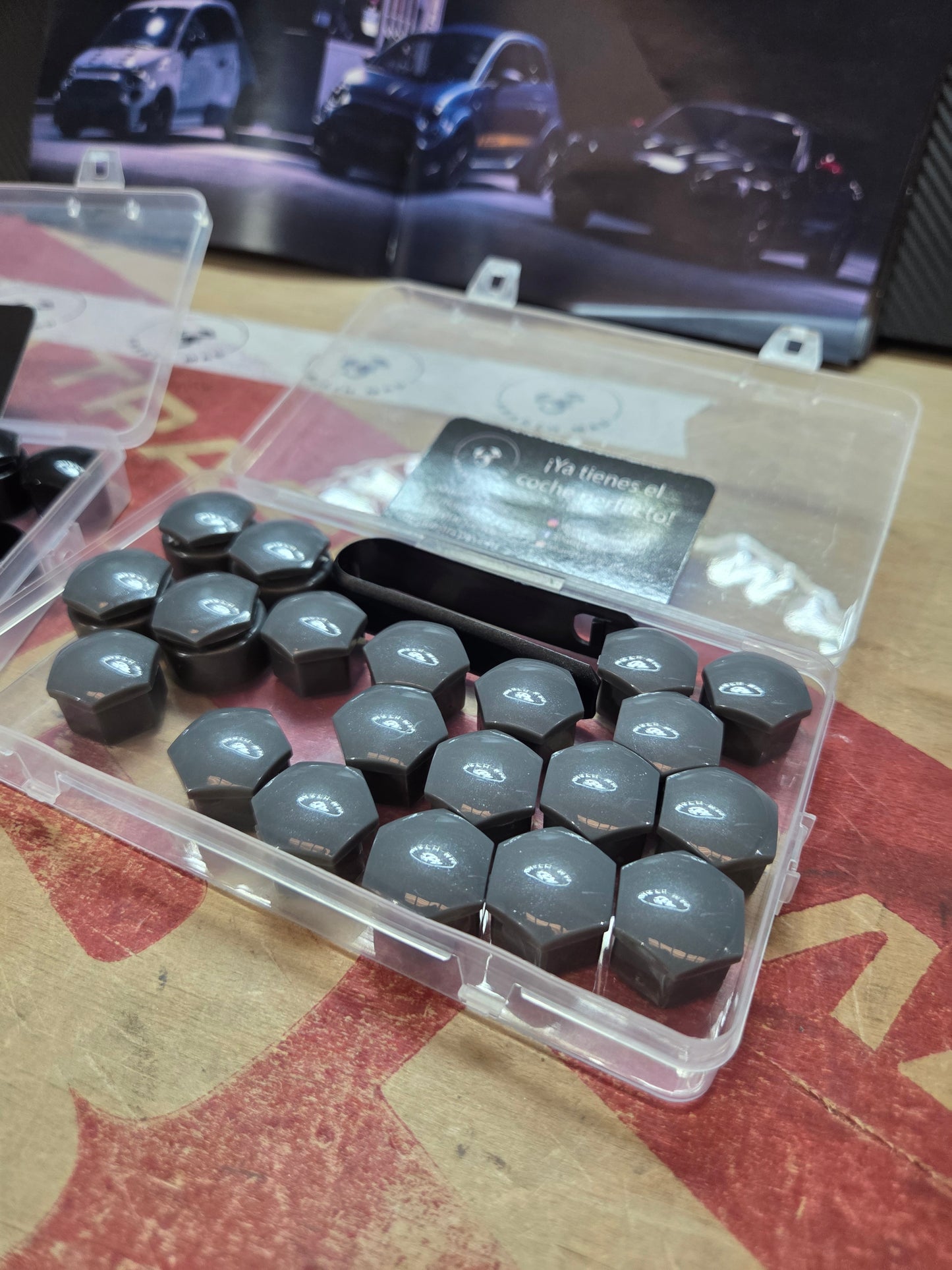 Cover Tapa Tornillos Llantas Bolts Wheels Nuts Cup ABS (16uds)