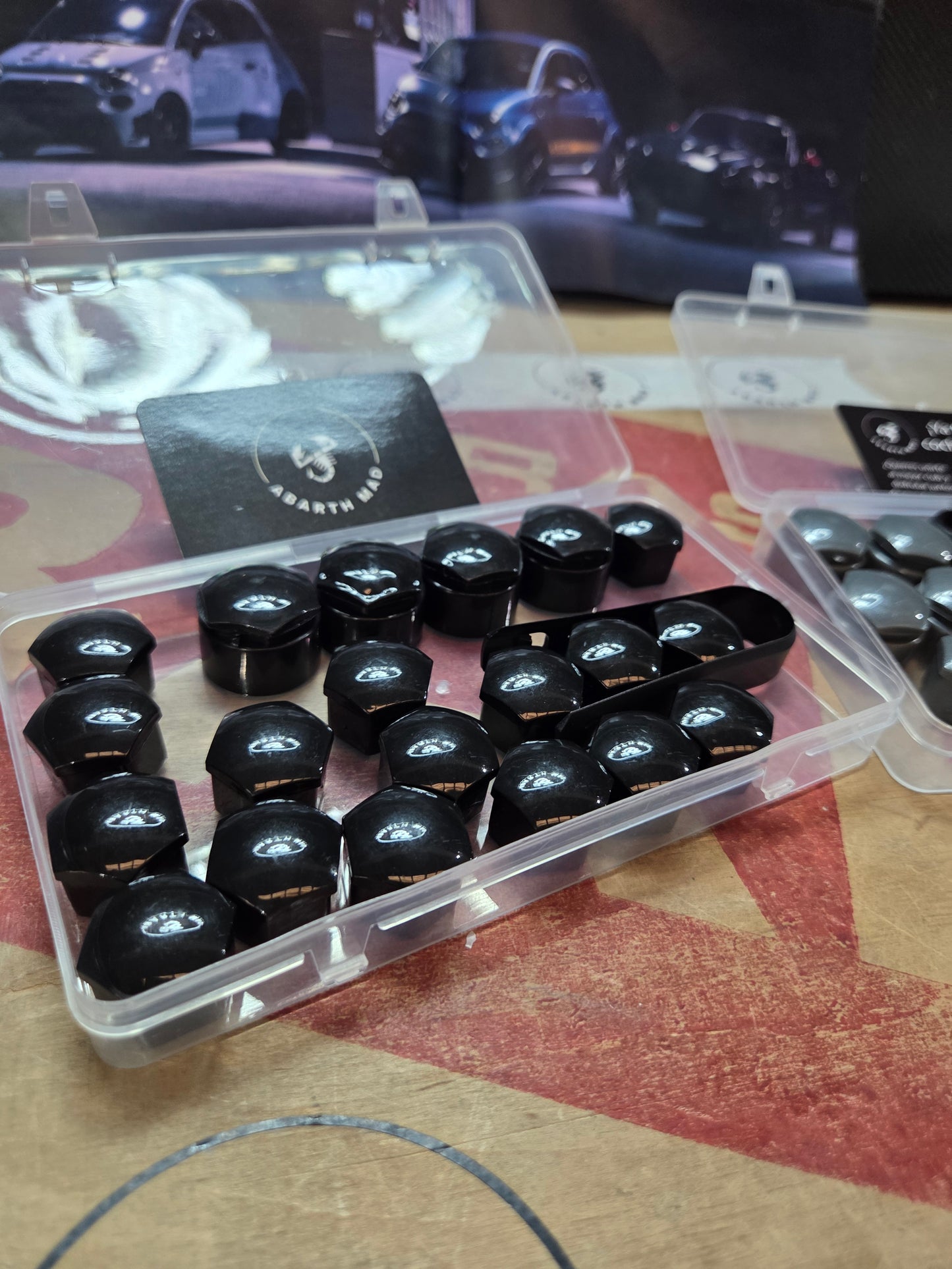 Cover Tapa Tornillos Llantas Bolts Wheels Nuts Cup ABS (16uds)