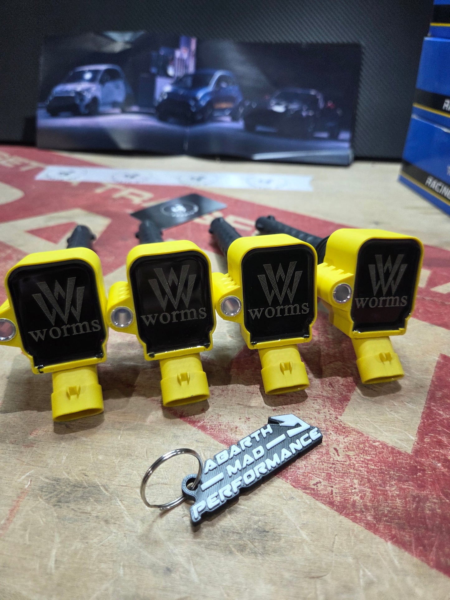 Abarth 500, Punto, 124, Alfa Romeo Fiat Jeep Tjet Multiair Bobinas Alto Voltaje ⚡ Performance Worms Racing