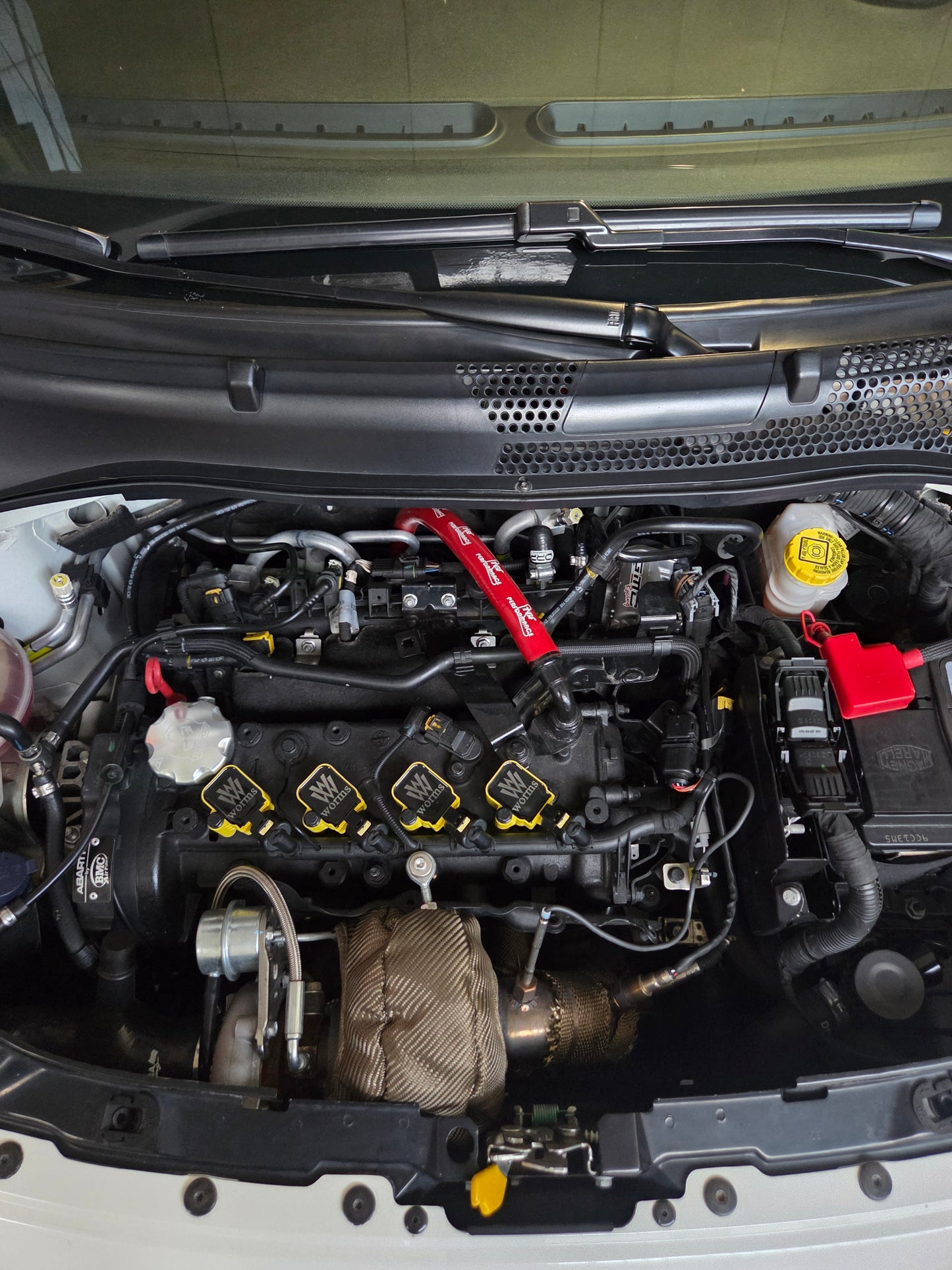 Abarth 500, Punto, 124, Alfa Romeo Fiat Jeep Tjet Multiair Bobinas Alto Voltaje ⚡ Performance Worms Racing