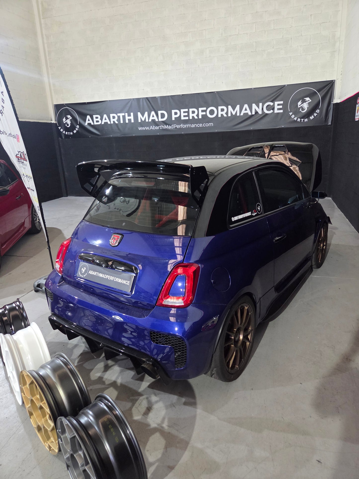 Novedad!! Abarth Spoiler 2.0 Alerón Track Extreme Fiber CHD