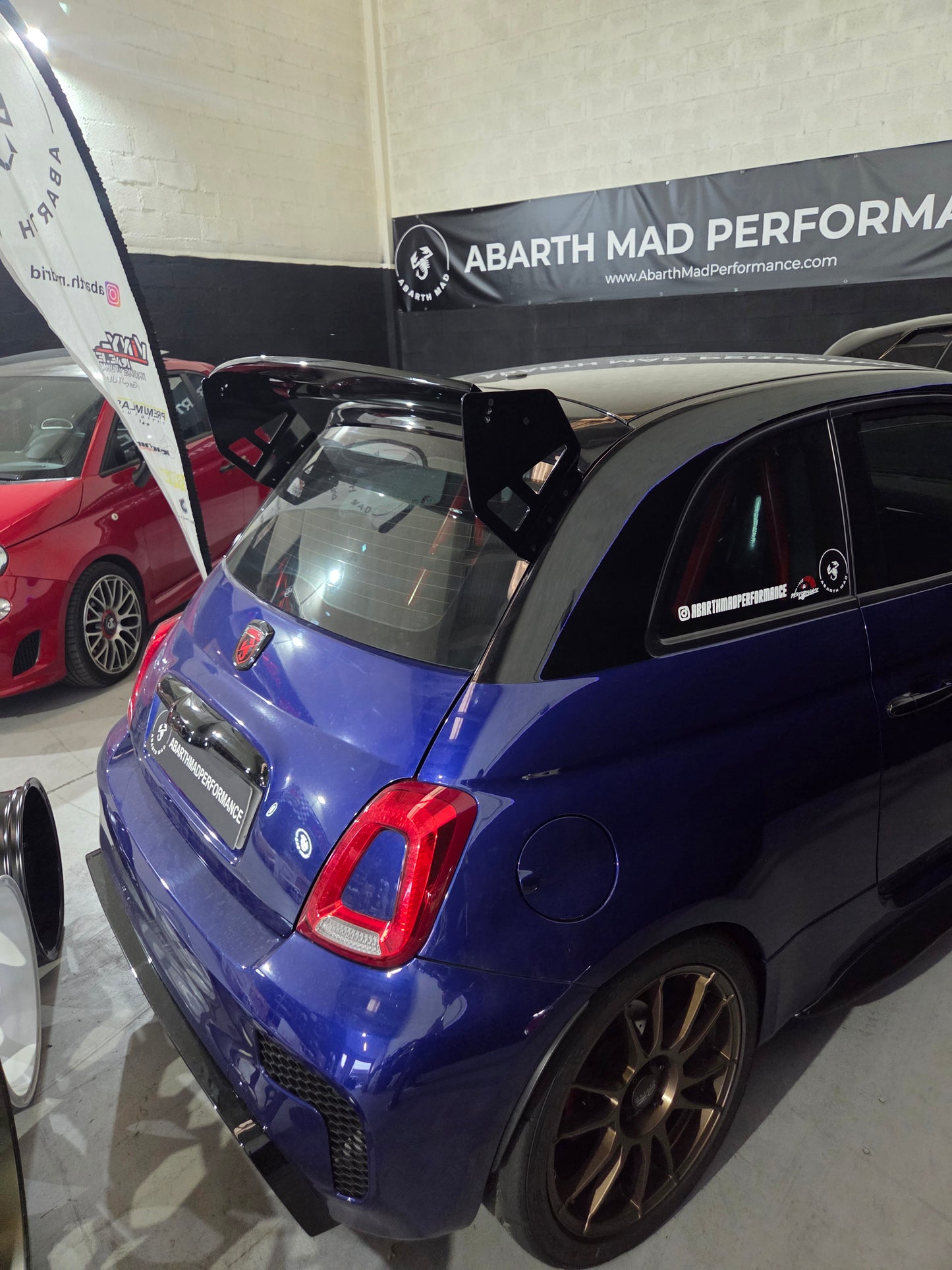 Novedad!! Abarth Spoiler 2.0 Alerón Track Extreme Fiber CHD