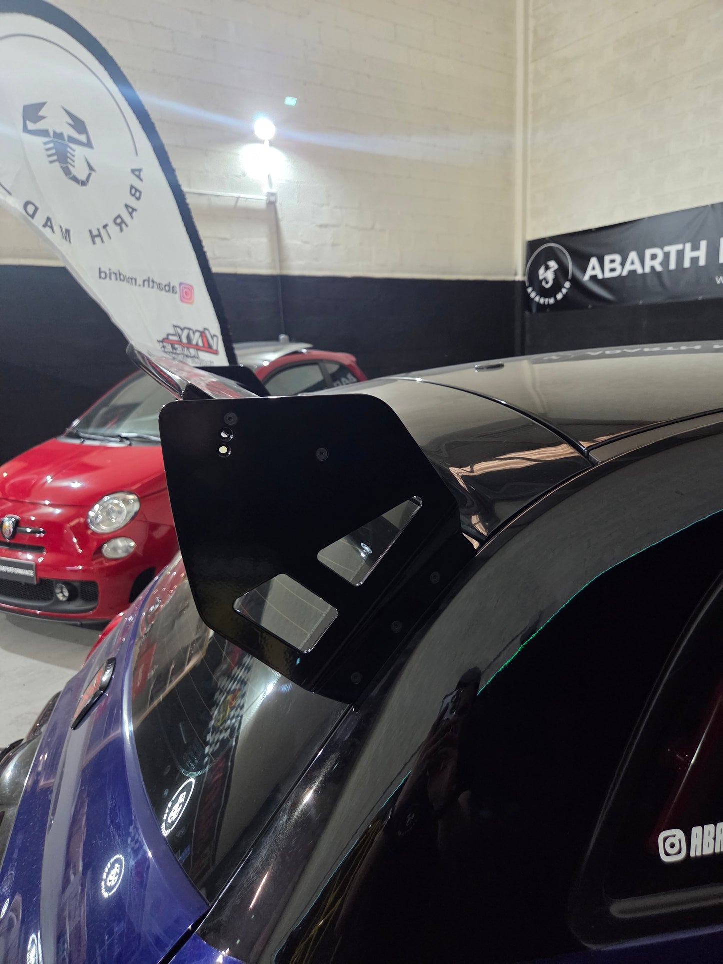 Novedad!! Abarth Spoiler 2.0 Alerón Track Extreme Fiber CHD