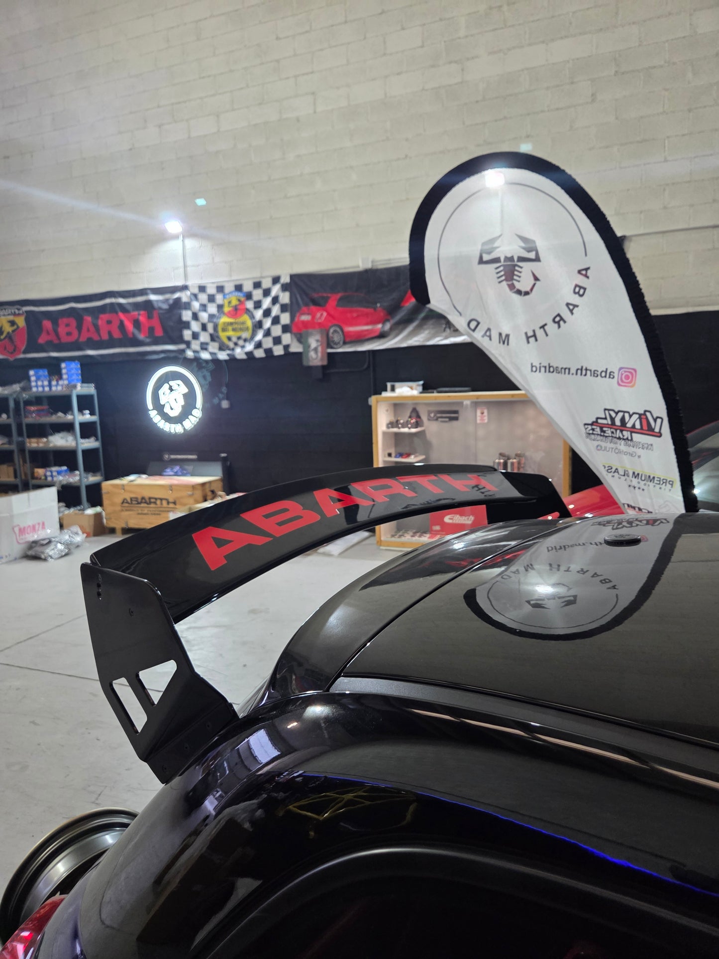 Novedad!! Abarth Spoiler 2.0 Alerón Track Extreme Fiber CHD
