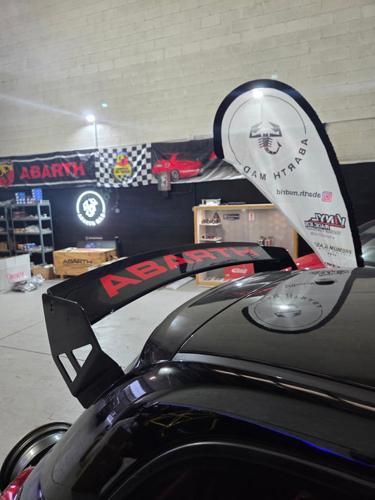 Novedad!! Abarth Spoiler 2.0 Alerón Track Extreme Fiber CHD