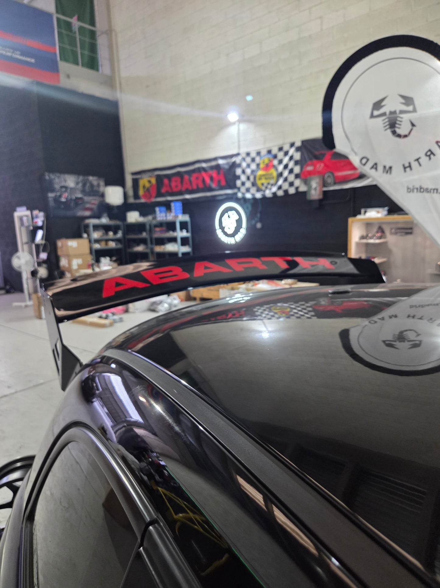 Novedad!! Abarth Spoiler 2.0 Alerón Track Extreme Fiber CHD