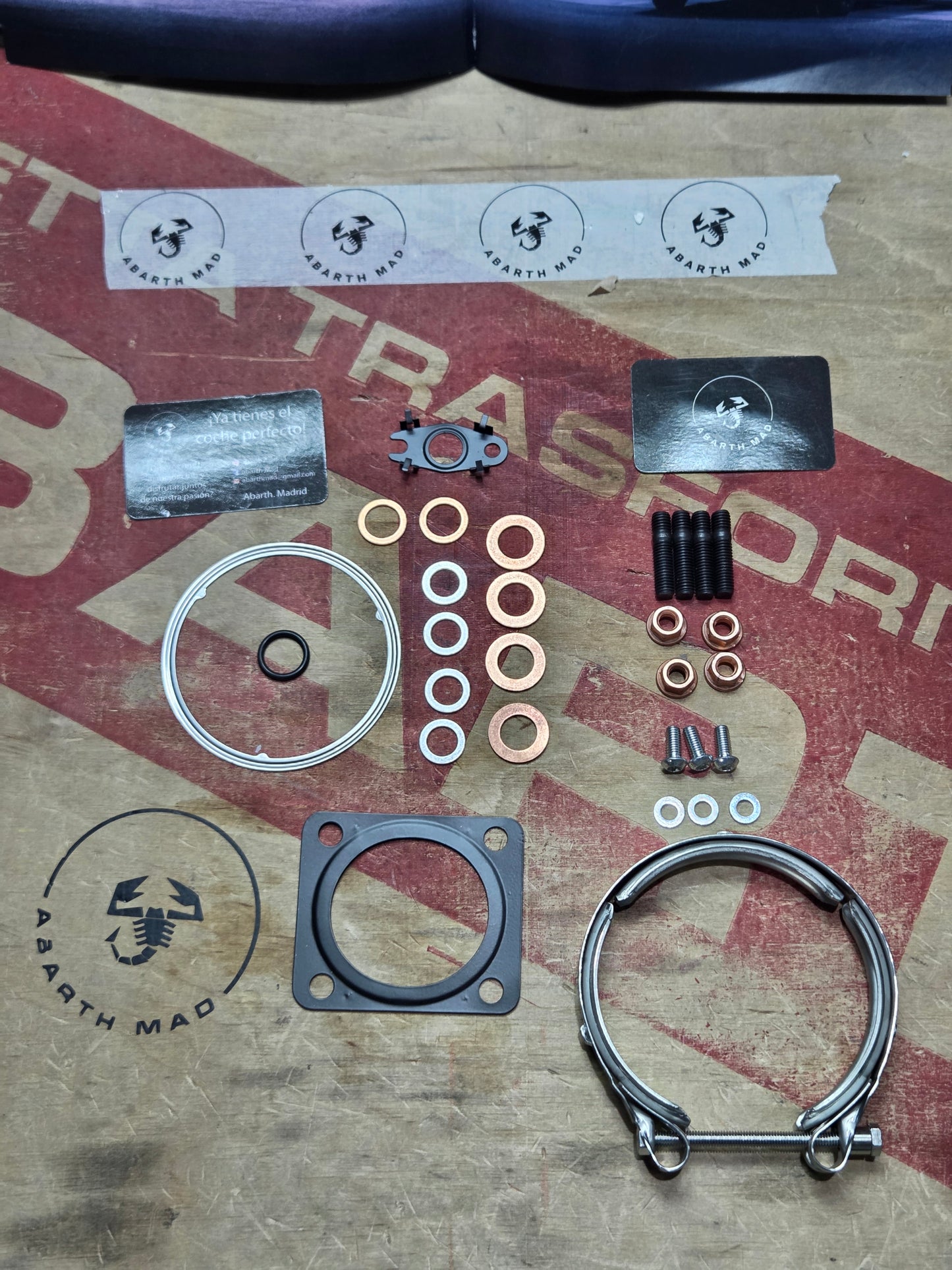 Abarth Alfa Turbo Garret 1446 Kit Montaje Mantenimiento