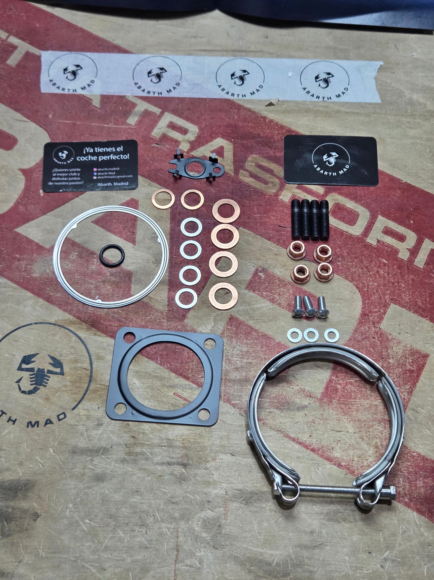 Abarth Alfa Turbo Garret 1446 Kit Montaje Mantenimiento