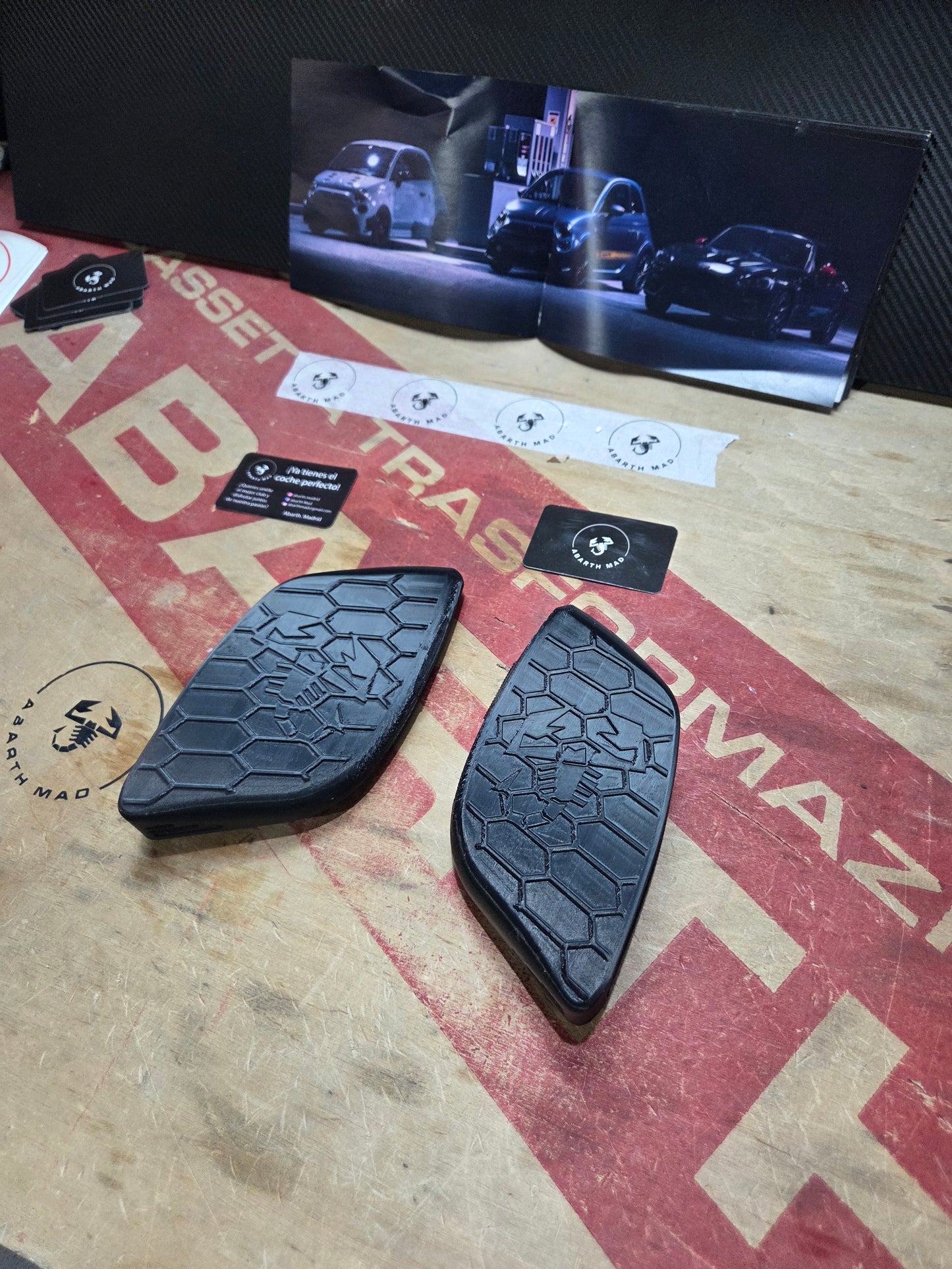 Abarth All Model (2) 3D  Rejillas Laterales Entrada Aire Side Air Grilles Low Intake Admisión Baja