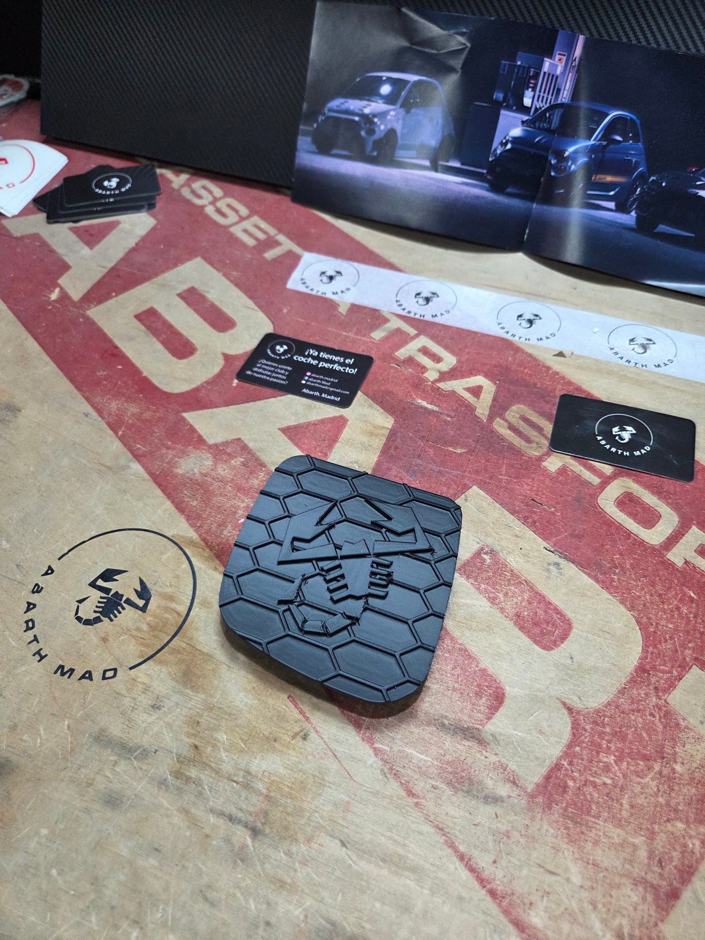 Abarth All Model Cover Tapa (1) Agua Waterproof Admisión Baja Frontal