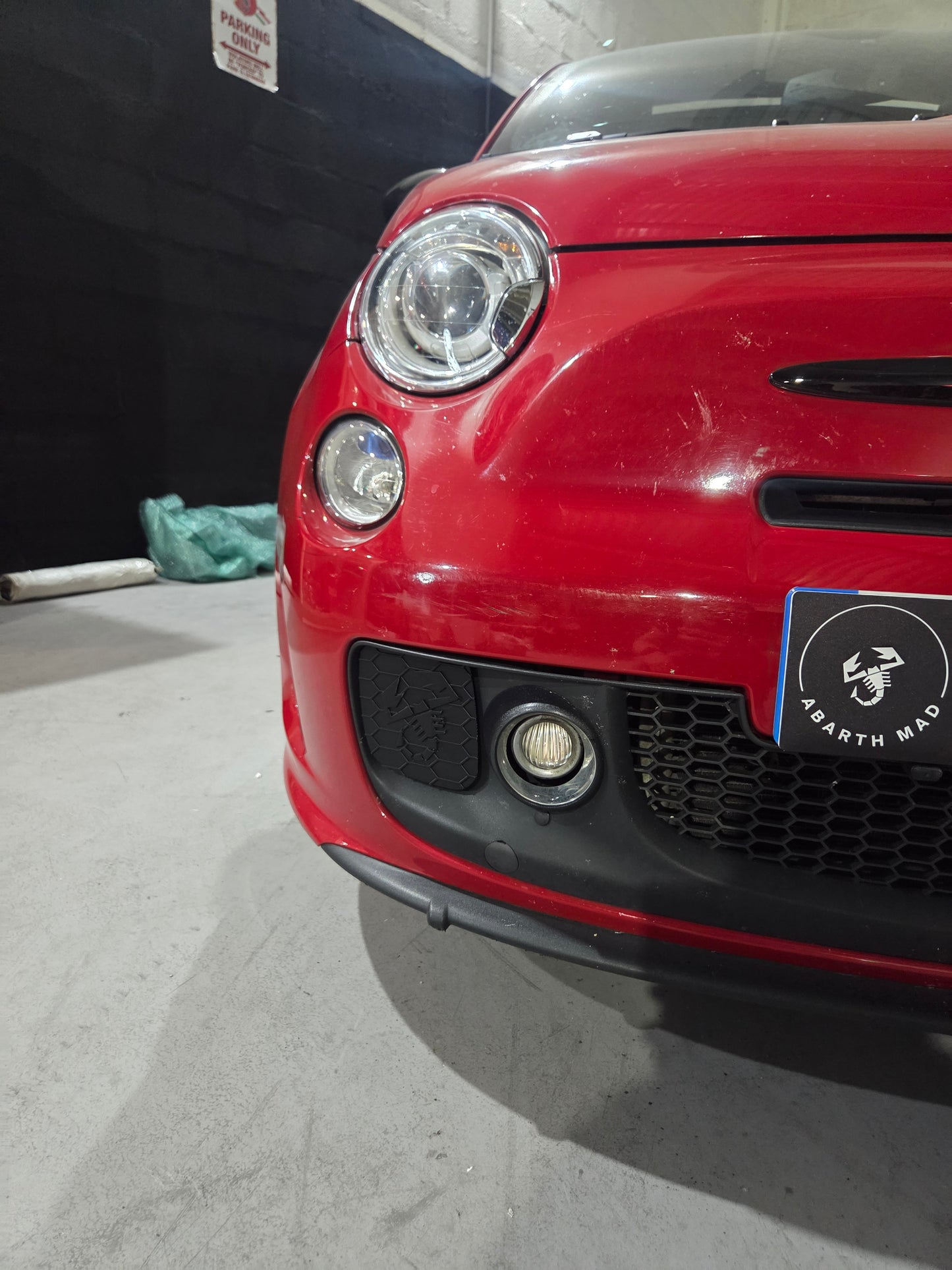 Abarth All Model Cover Tapa (1) Agua Waterproof Admisión Baja Frontal