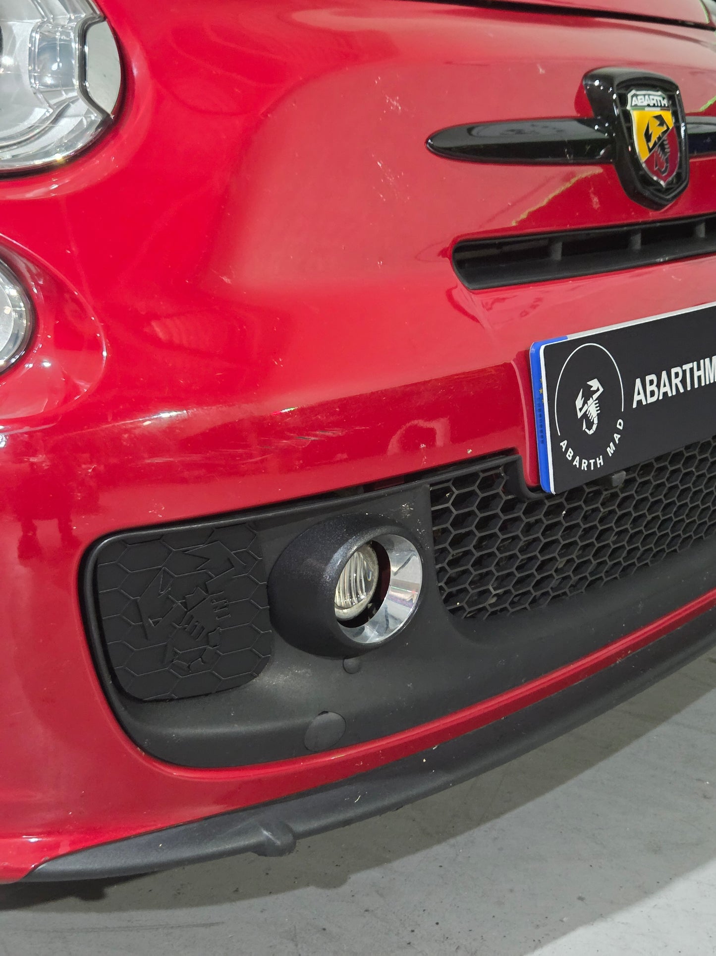 Abarth All Model Cover Tapa (1) Agua Waterproof Admisión Baja Frontal