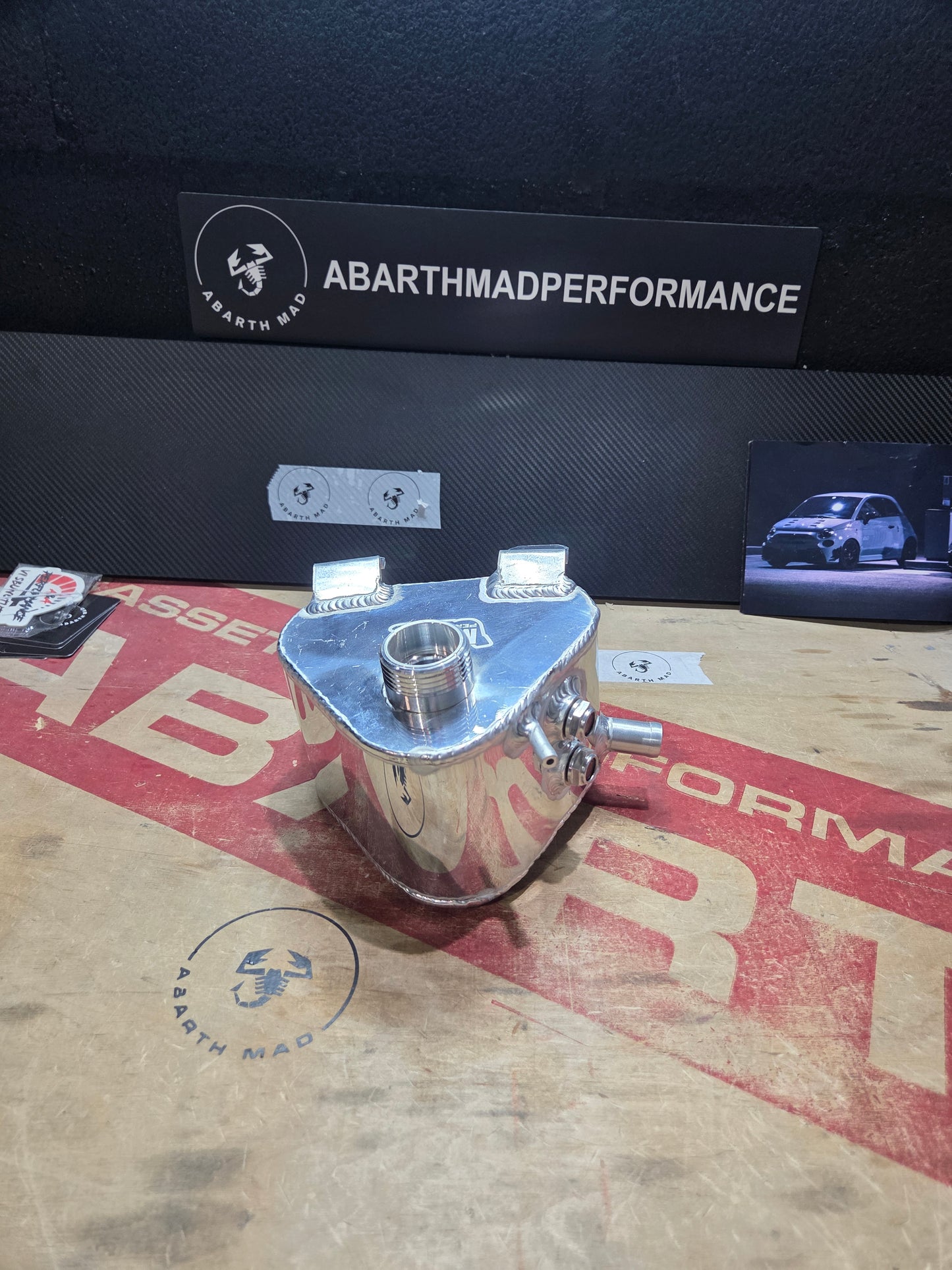 Abarth Grande Punto Mito Water Tank Vaschetta Vaso Expansión Aluminio