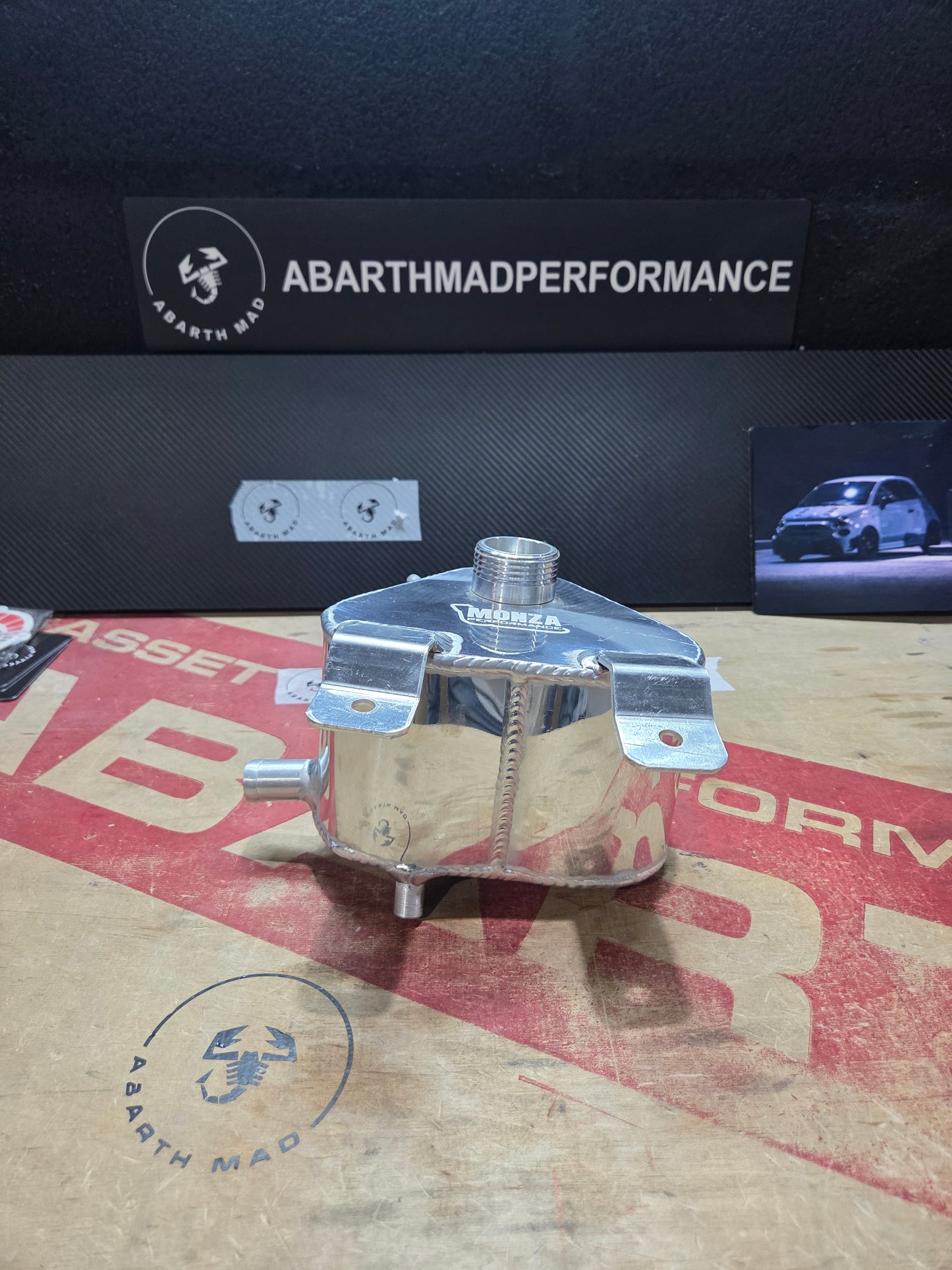 Abarth Grande Punto Mito Water Tank Vaschetta Vaso Expansión Aluminio