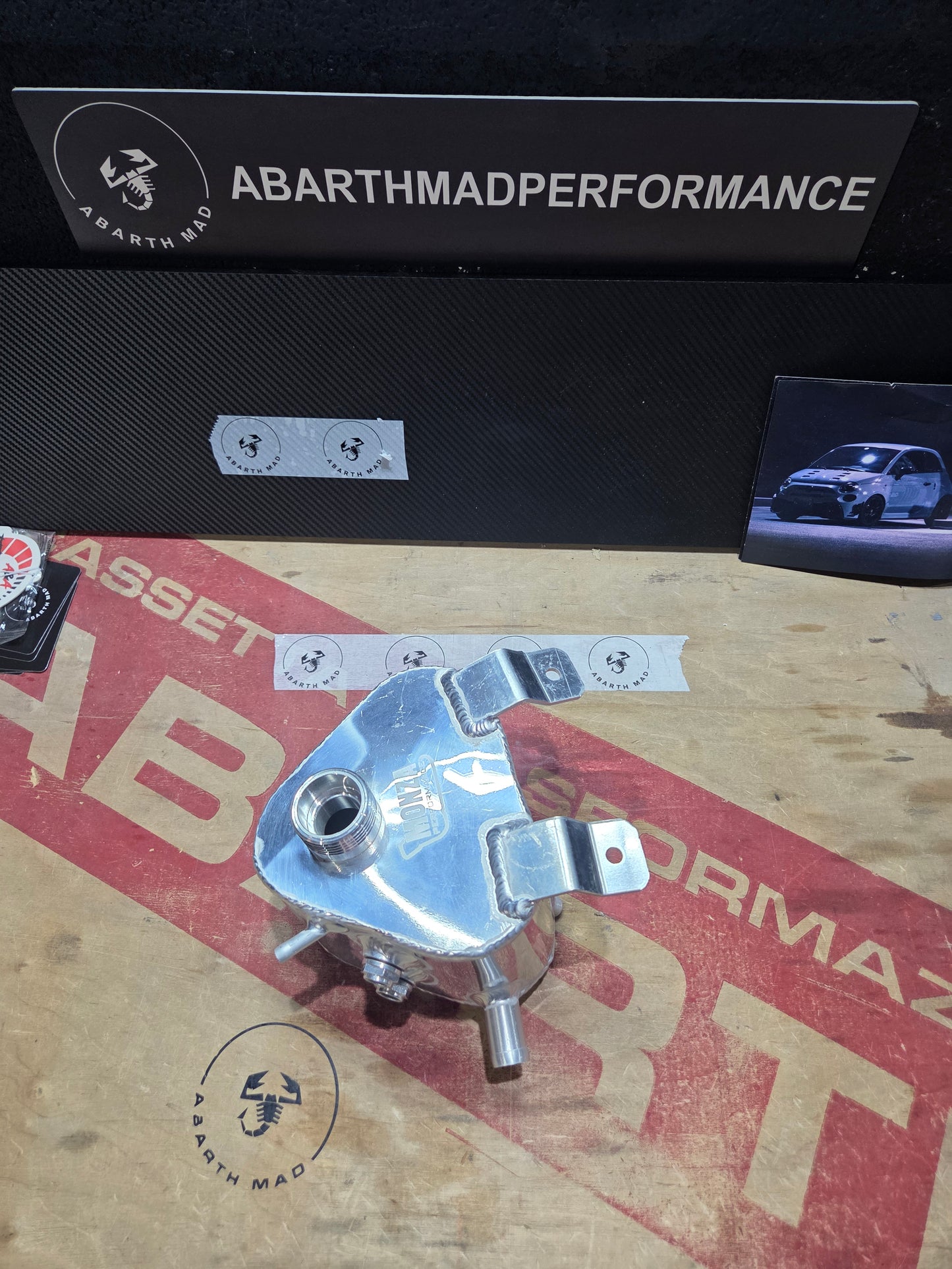 Abarth Grande Punto Mito Water Tank Vaschetta Vaso Expansión Aluminio