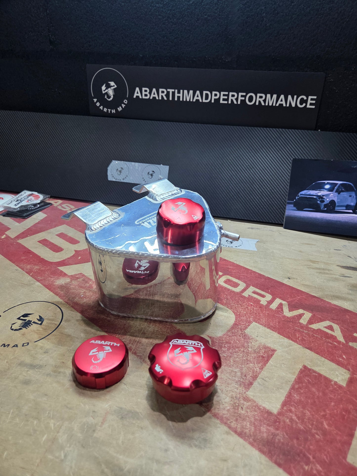 Abarth Grande Punto Mito Water Tank Vaschetta Vaso Expansión Aluminio