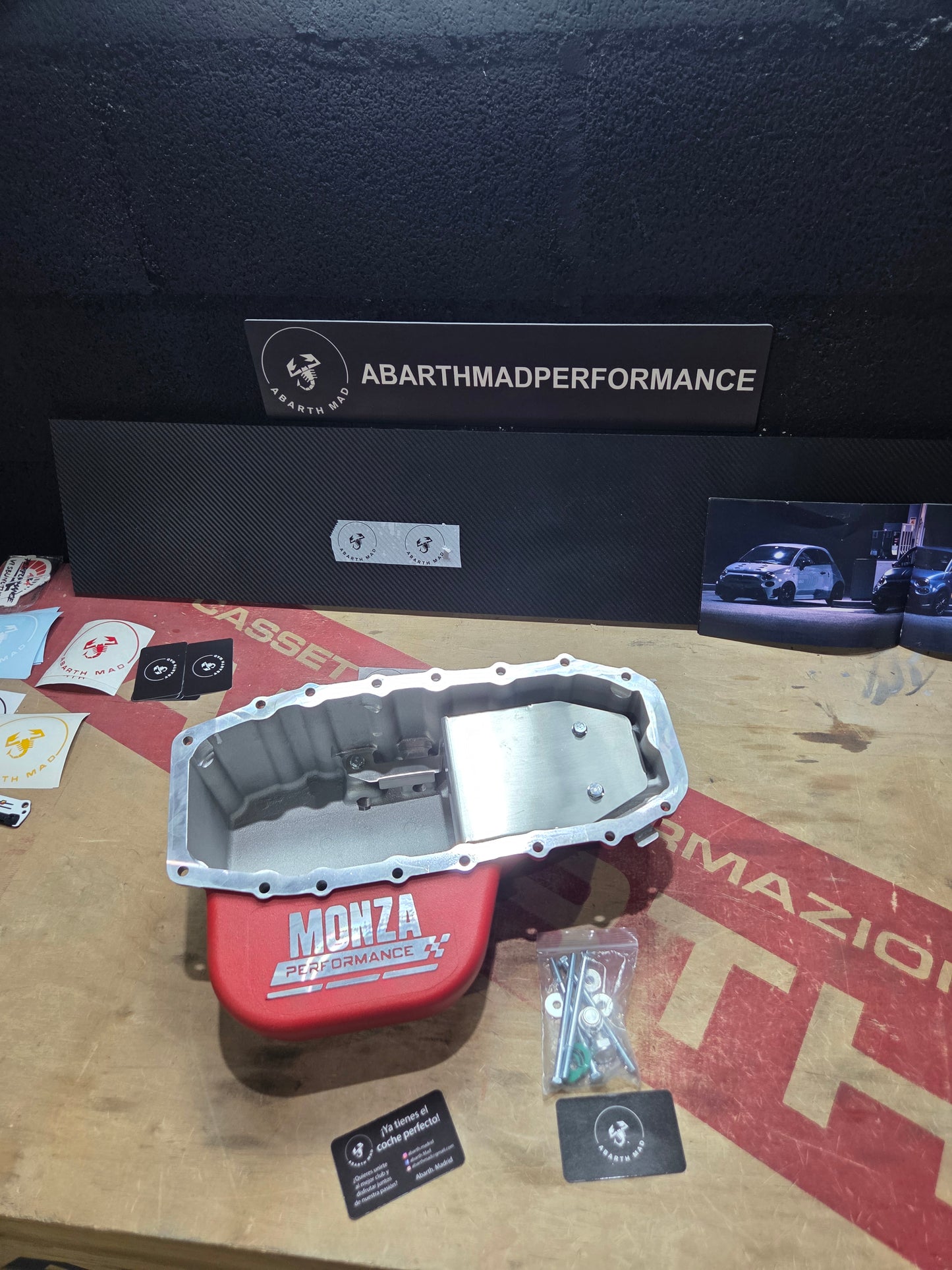 Abarth Coppa Olio Oil Pan Carter Aceite Ampliado 4,9 litros