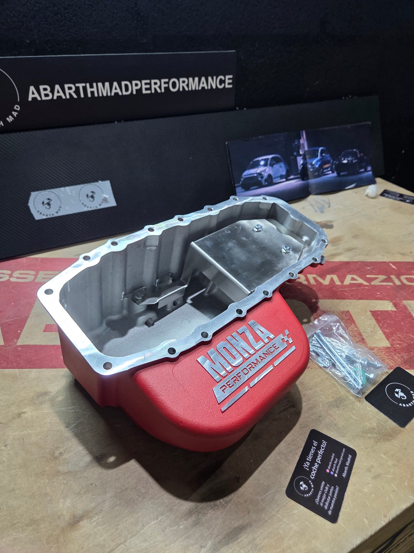 Abarth Coppa Olio Oil Pan Carter Aceite Ampliado 4,9 litros