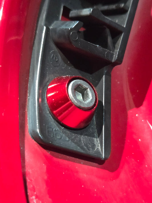 Abarth Kit Tornillería Bolt (2) Tapa Fuel Depósito Gasolina + Arandela