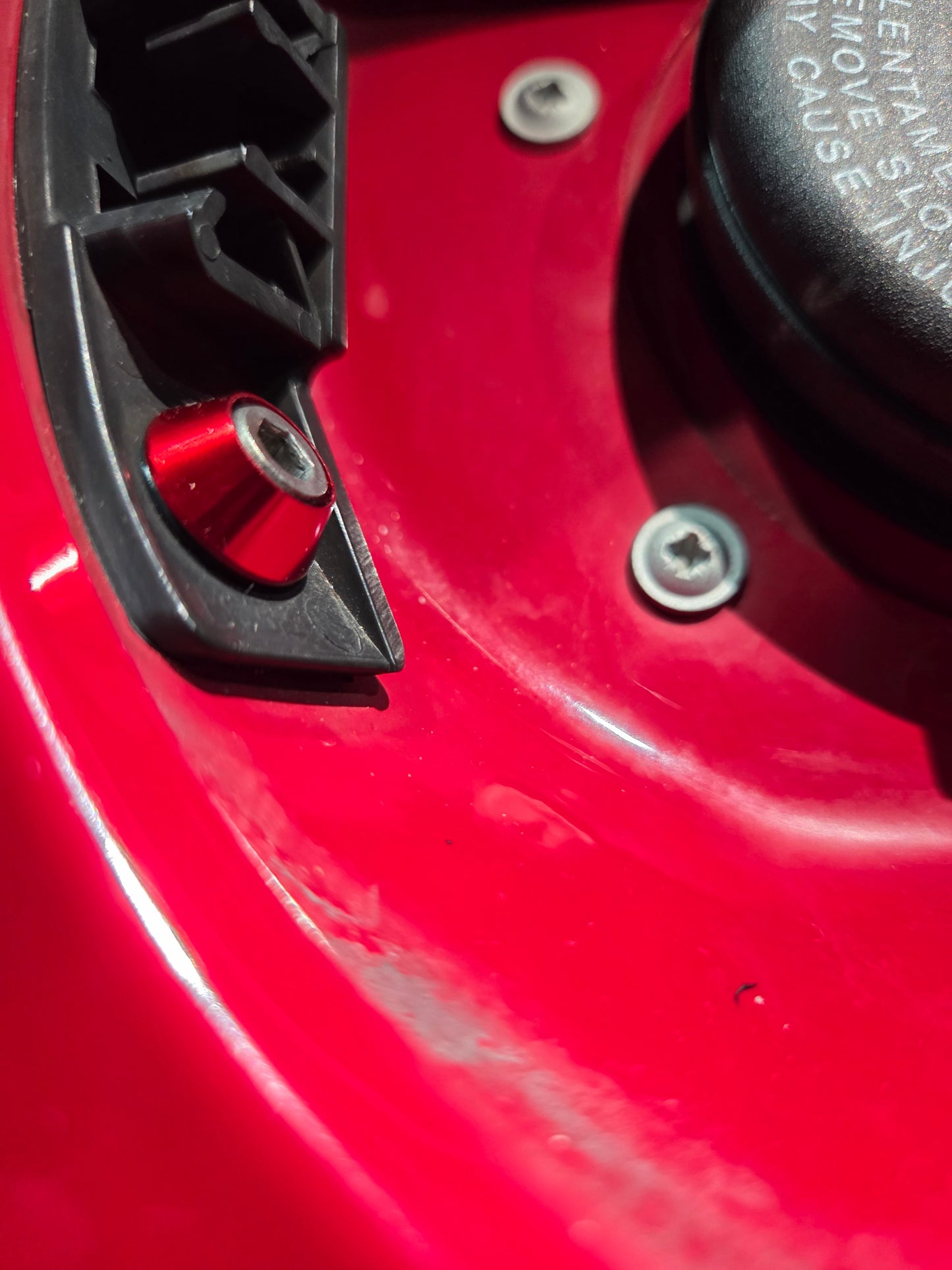 Abarth Kit Tornillería Bolt (2) Tapa Fuel Depósito Gasolina + Arandela