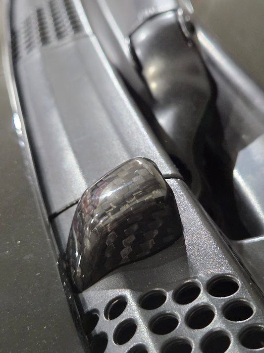 Abarth 500 595 695 Carbon Fiber Cover Luna Limpiaparabrisas Windshield Washer