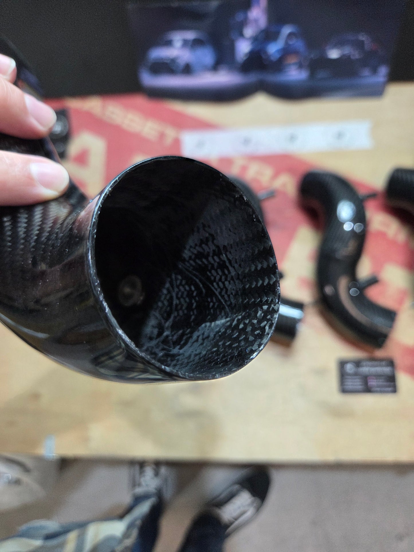 Exclusive! Abarth 500 Tjet Bravo 100% Full Carbon Fiber Intake Admisión Alta