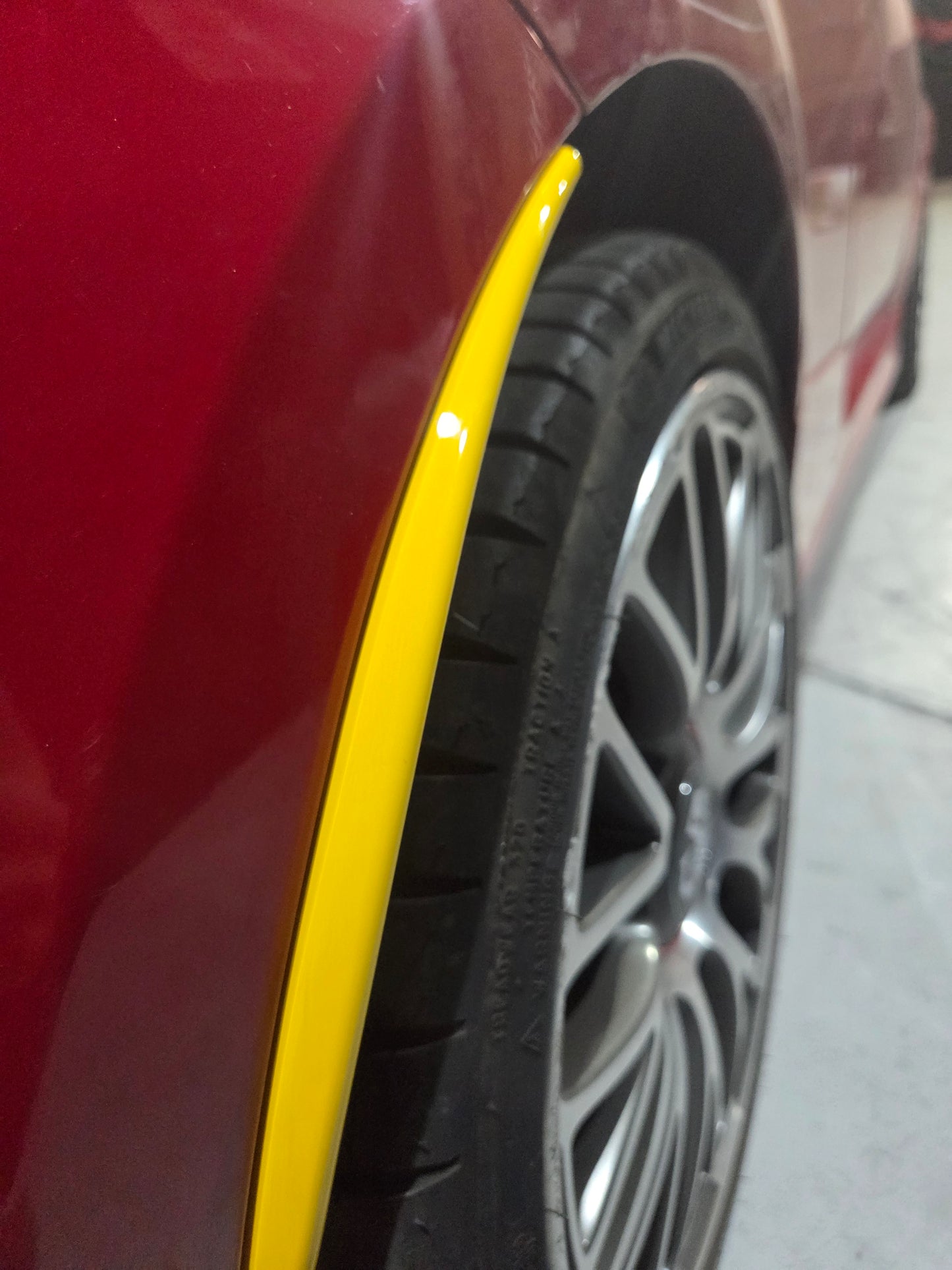 Abarth 500 595 695 Cover ABS Rear Arches Mudflaps Paso rueda trasero Guardabarros