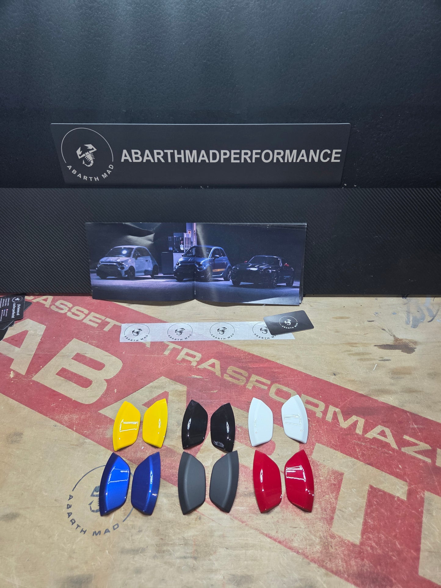 Abarth 500 595 695 Cover ABS Xenon Lavafaro Washer Headlights