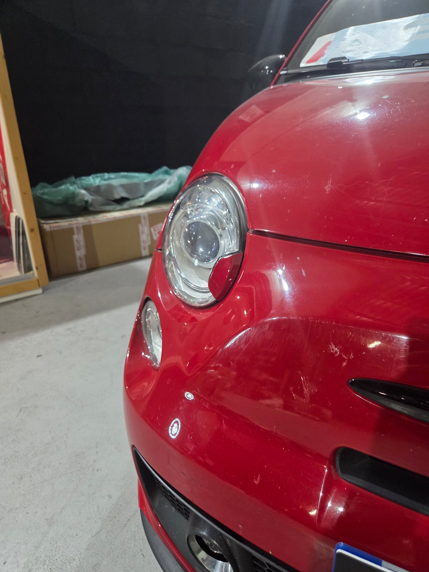 Abarth 500 595 695 Cover ABS Xenon Lavafaro Washer Headlights