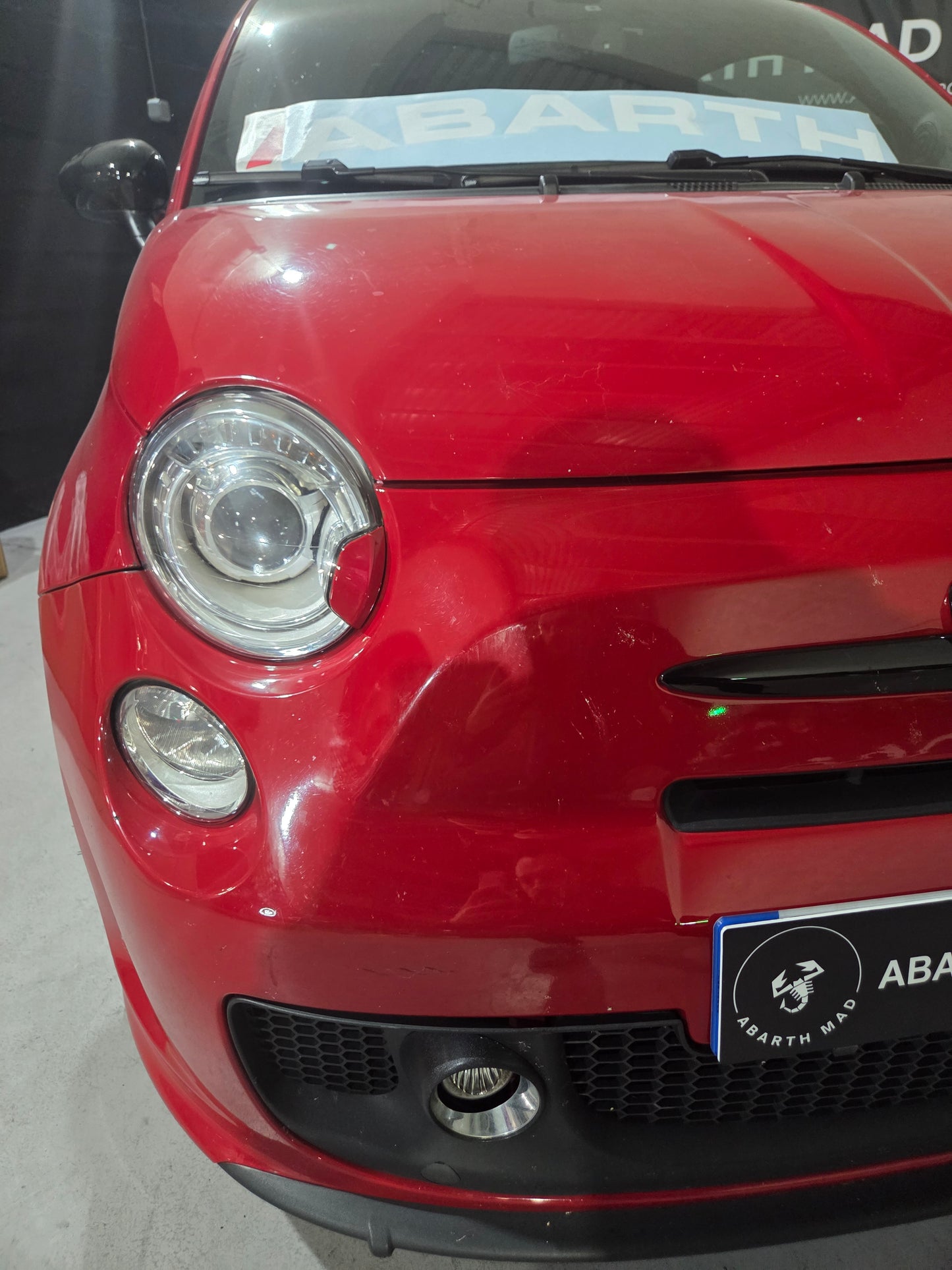 Abarth 500 595 695 Cover ABS Xenon Lavafaro Washer Headlights