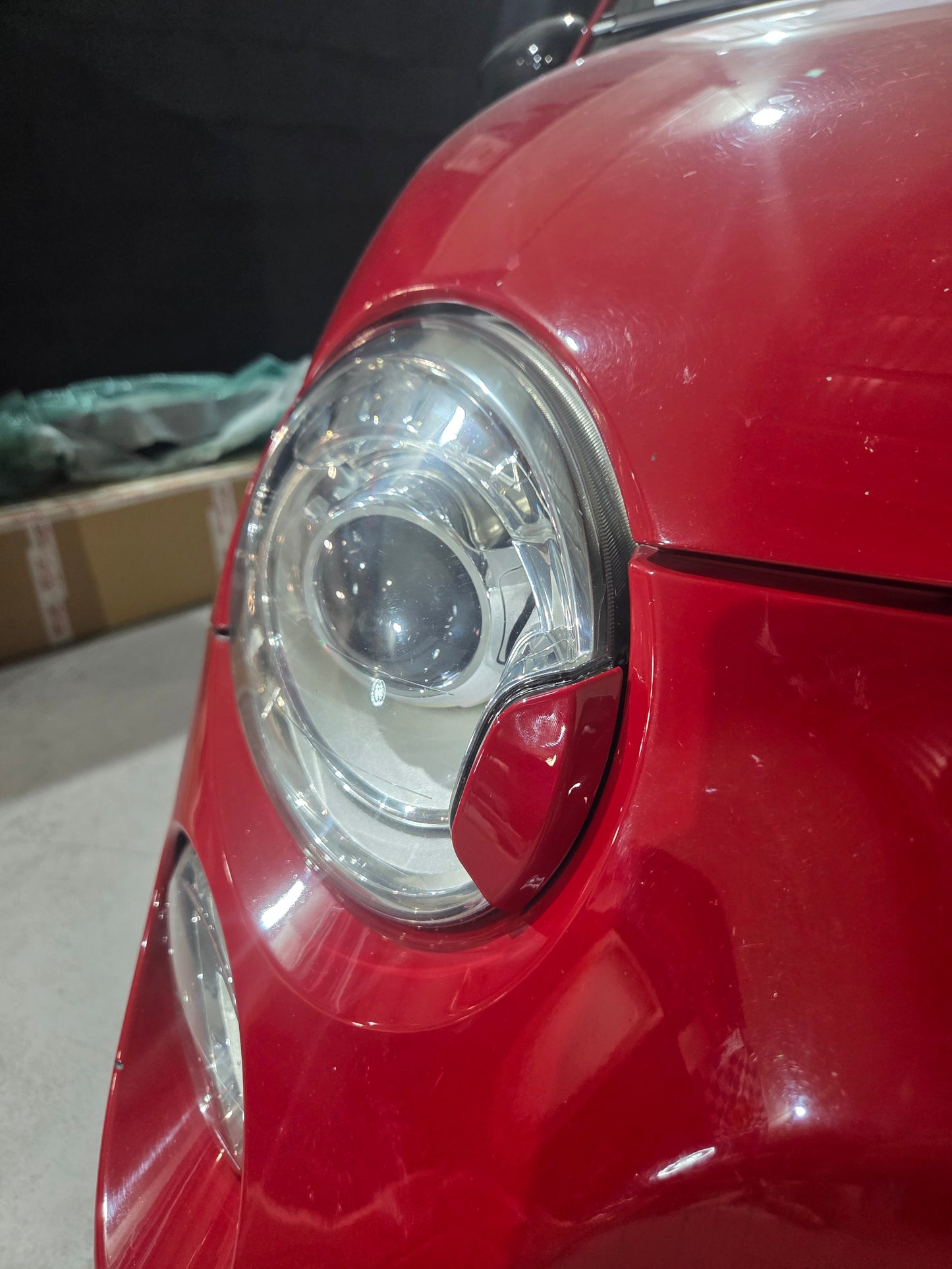 Abarth 500 595 695 Cover ABS Xenon Lavafaro Washer Headlights