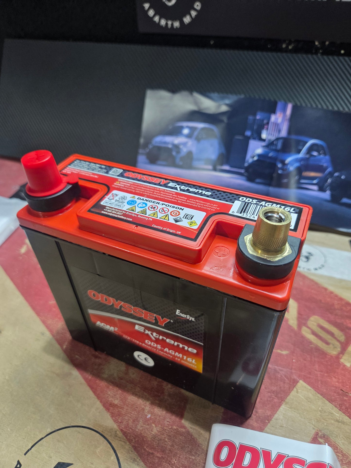 Abarth Alfa Universal Battery Batería Odyssey🔋 Ligera 6kg