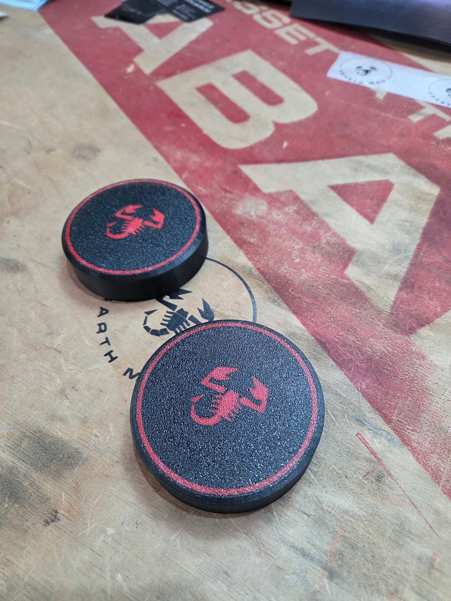 Abarth 500 595 695 3D Top Mount Cover Copelas Suspensión