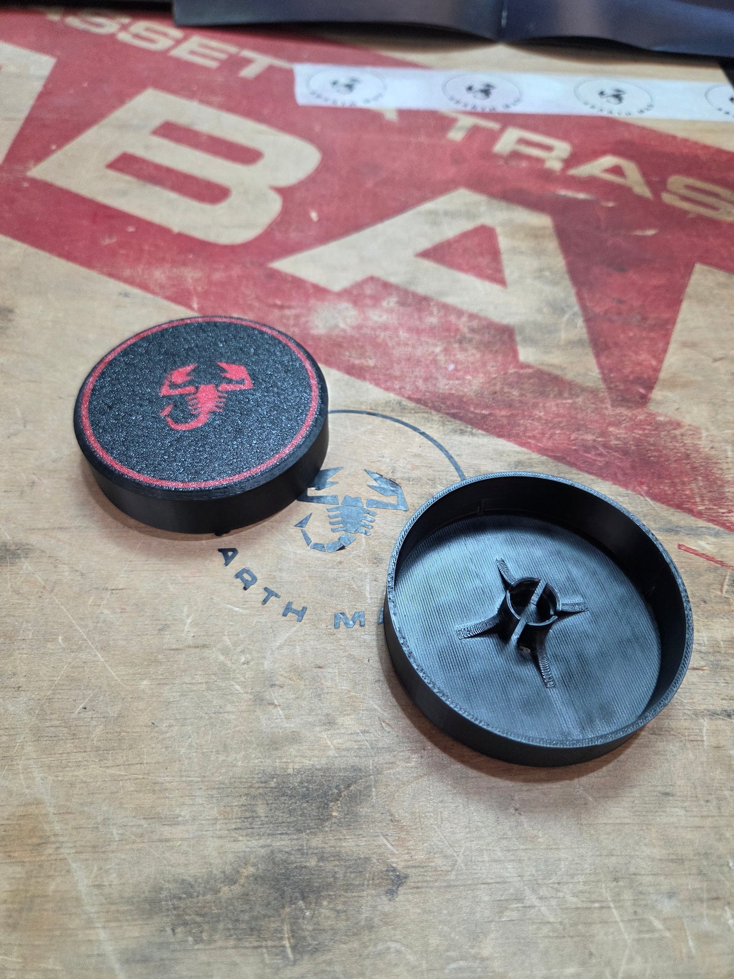 Abarth 500 595 695 3D Top Mount Cover Copelas Suspensión